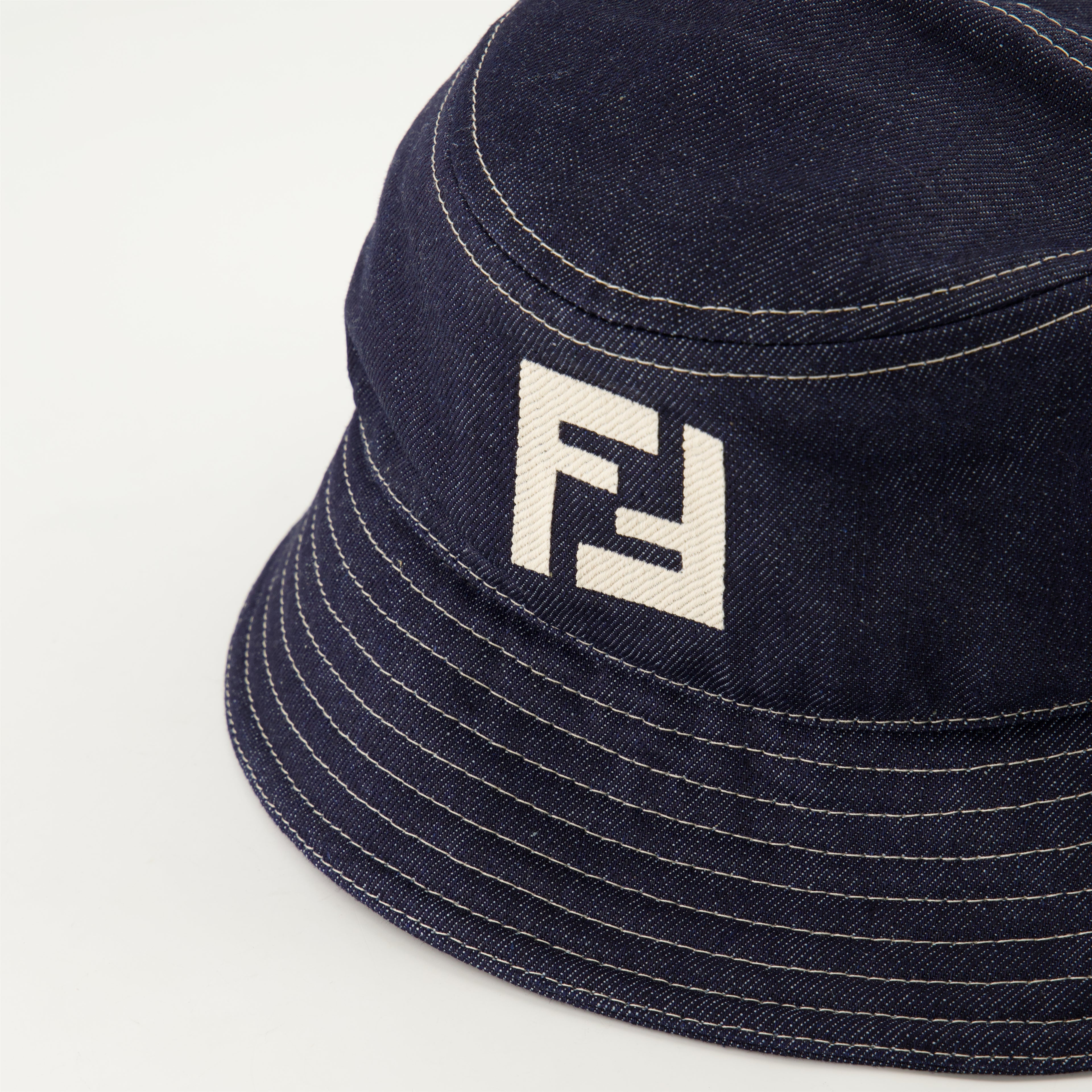 Hats, caps and beanies Bob FF in Denim Fendi Dark blue Homme