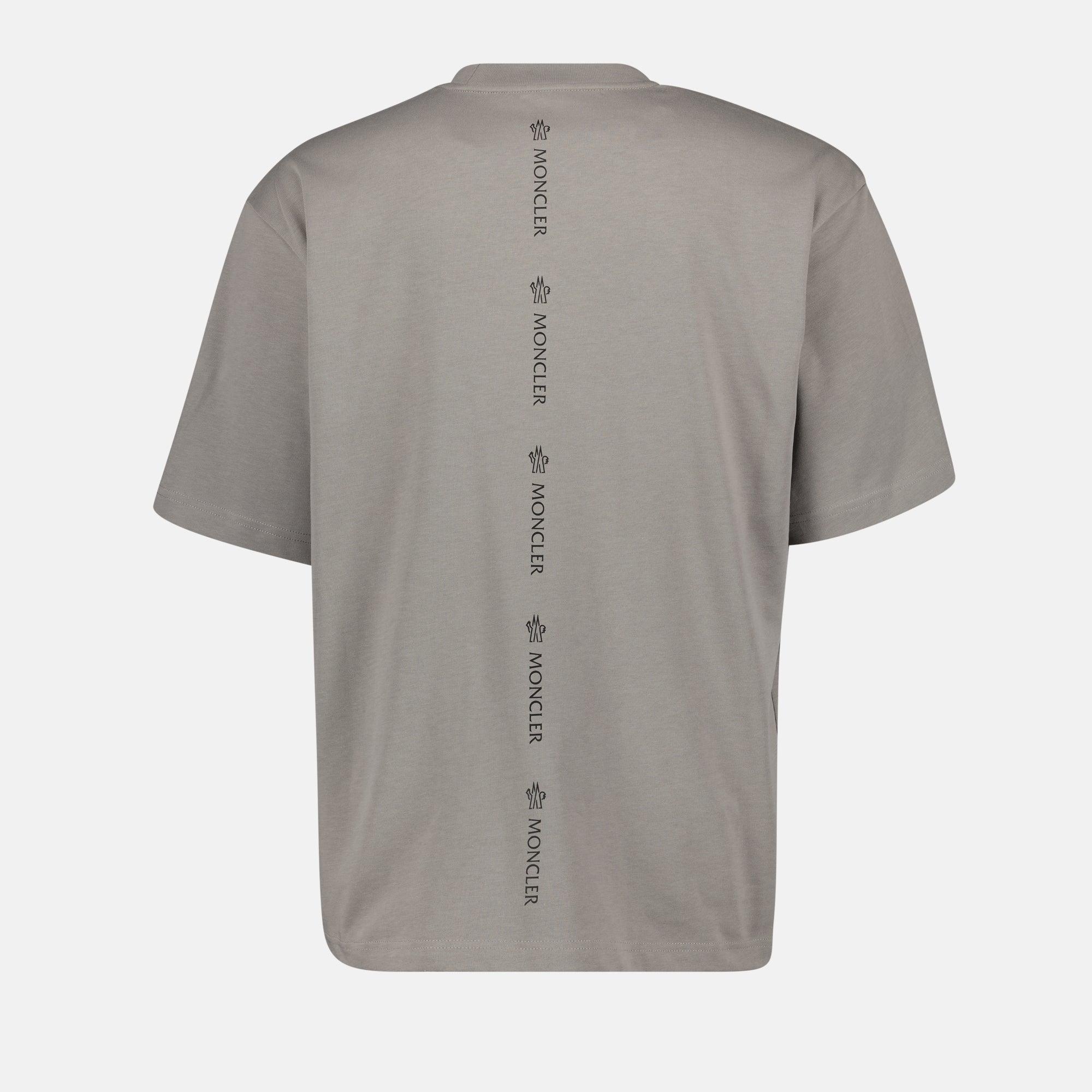 T-shirts T-shirt à logo Moncler Gris Homme