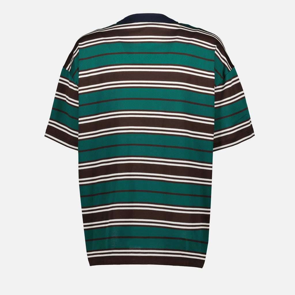 T-shirts T-shirt rayé Prada Green Femme