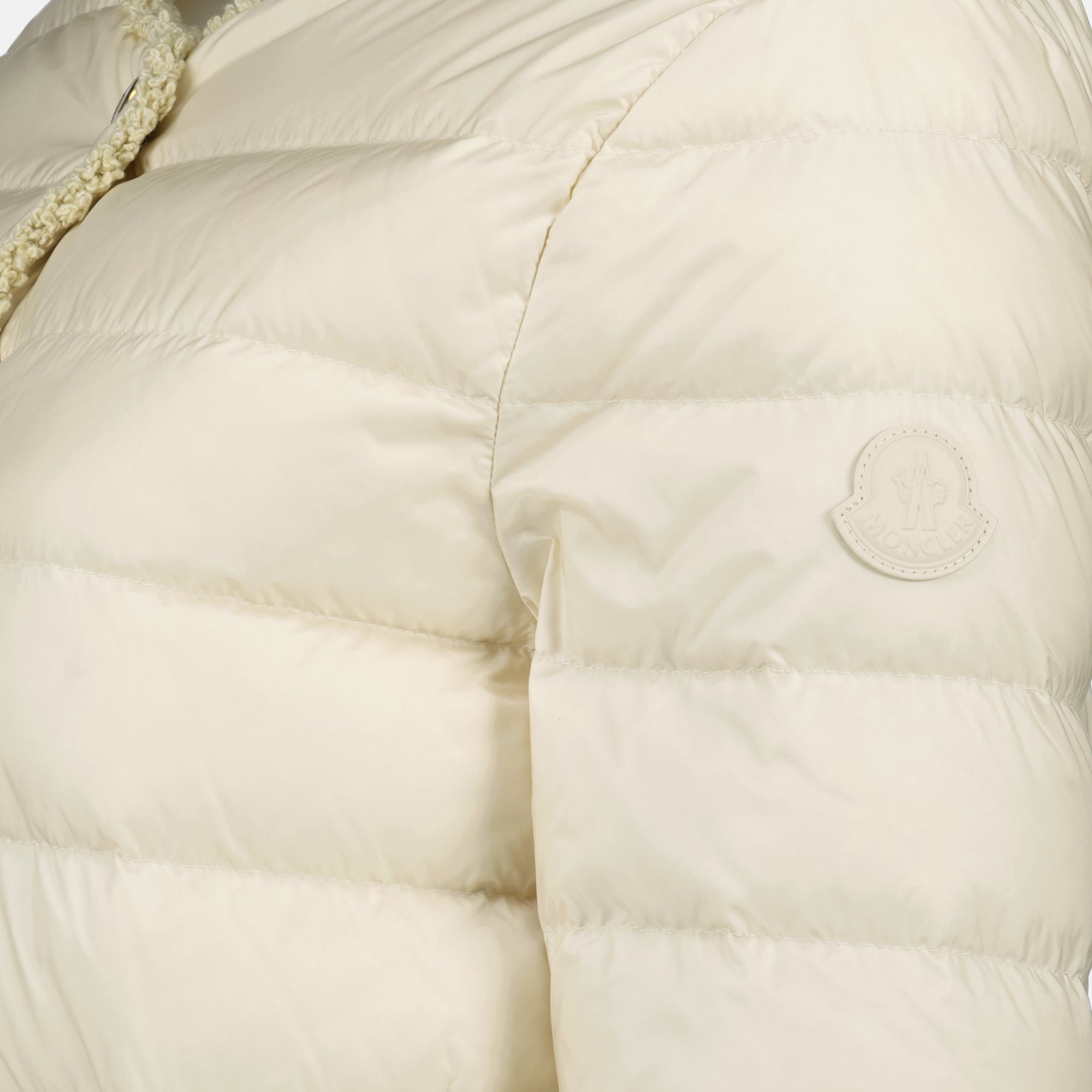 Image de l'article Doudoune courte Fleurs blanche de la marque Moncler pour Femme - Saison Printemps-Été 2026 - Vue détaillée_2
