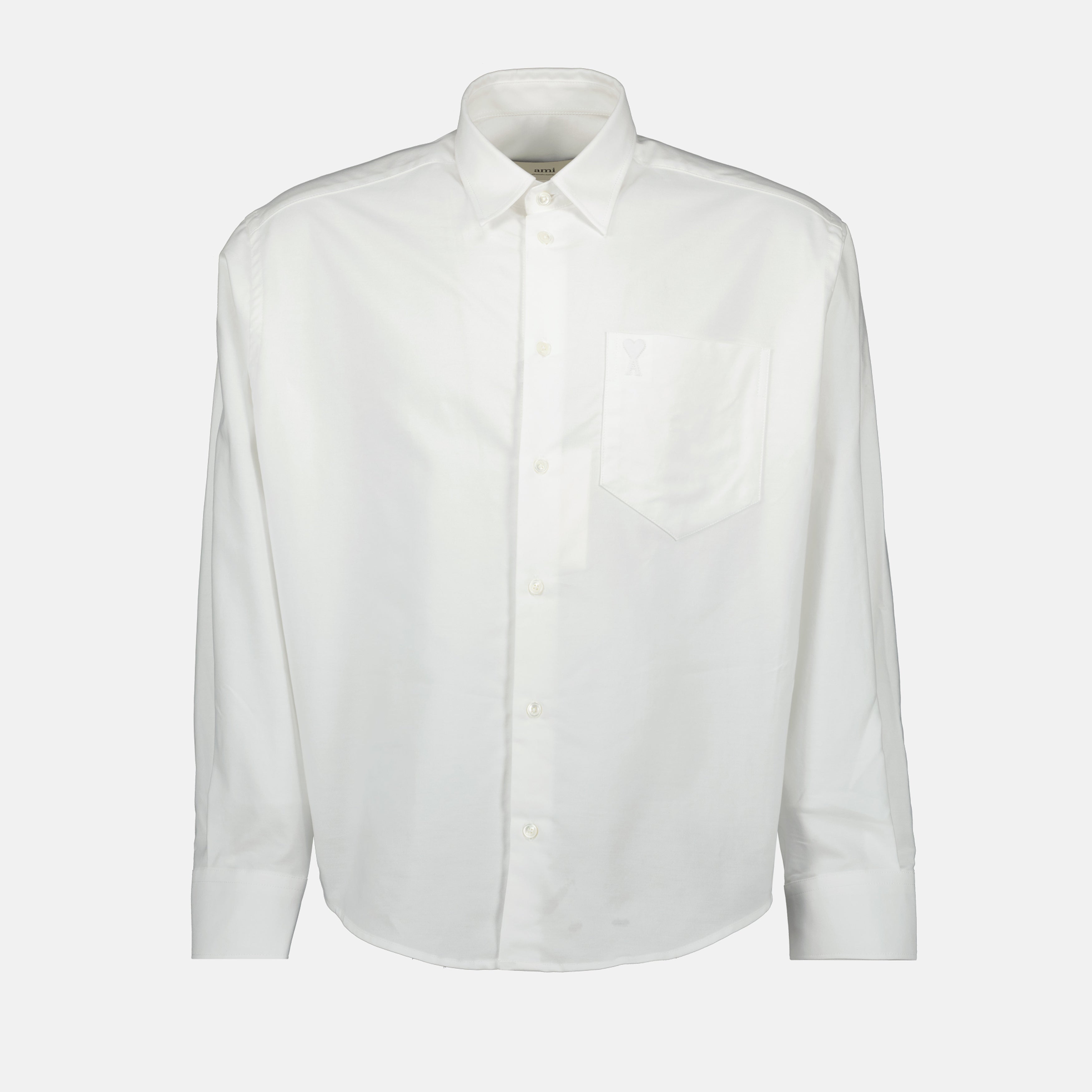 Imagen del artículo Camisa blanca de la marca Ami PARIS para Unisex - Temporada Otoño-Invierno 2025 - Vista Frontal