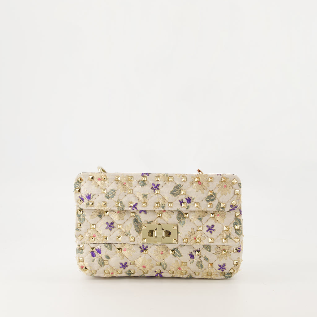Sacs à main et épaule ロックスタッドスパイクスモールバッグ Valentino Garavani Multicolore Femme