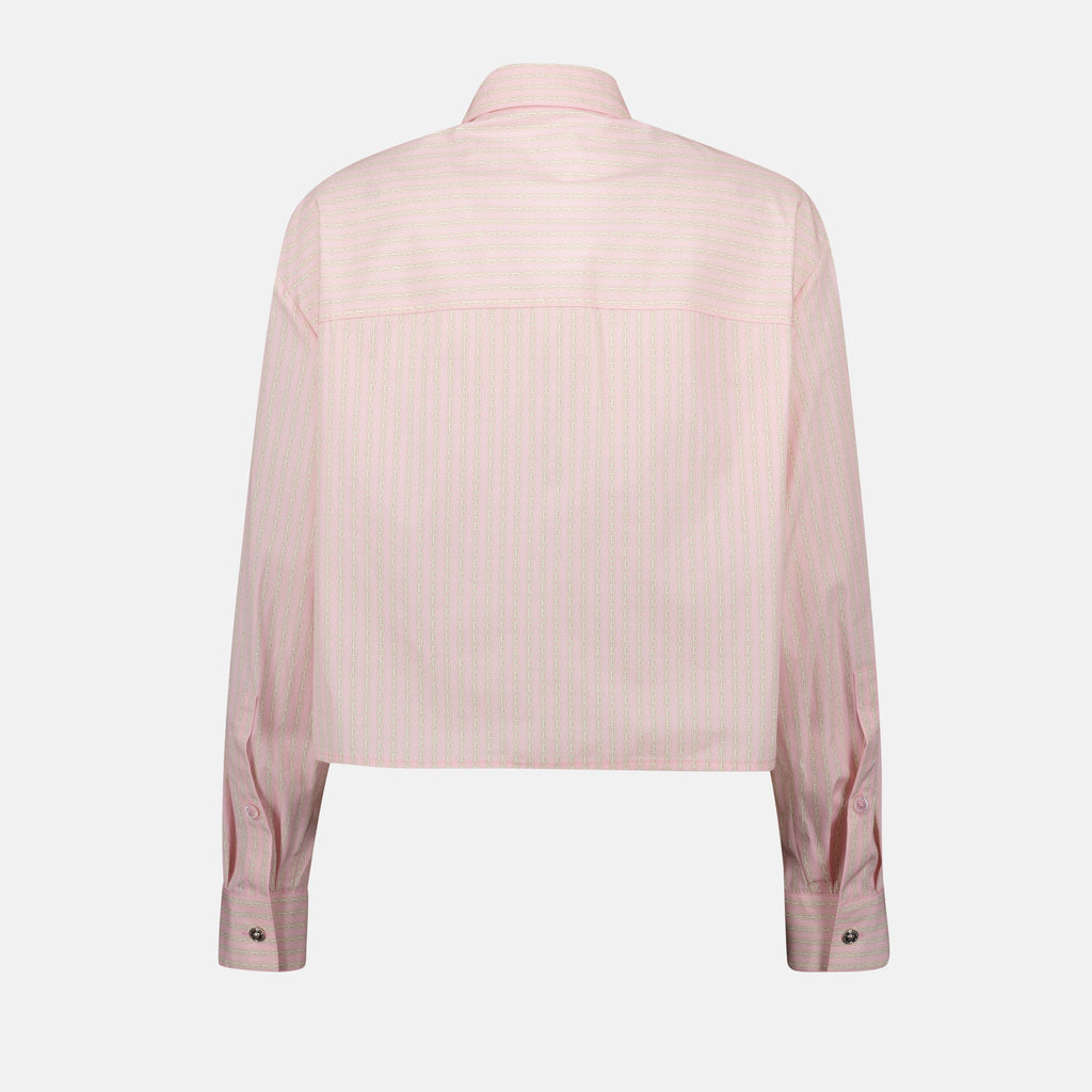 Camisas Camisa Cortada Versace Rosa Femme