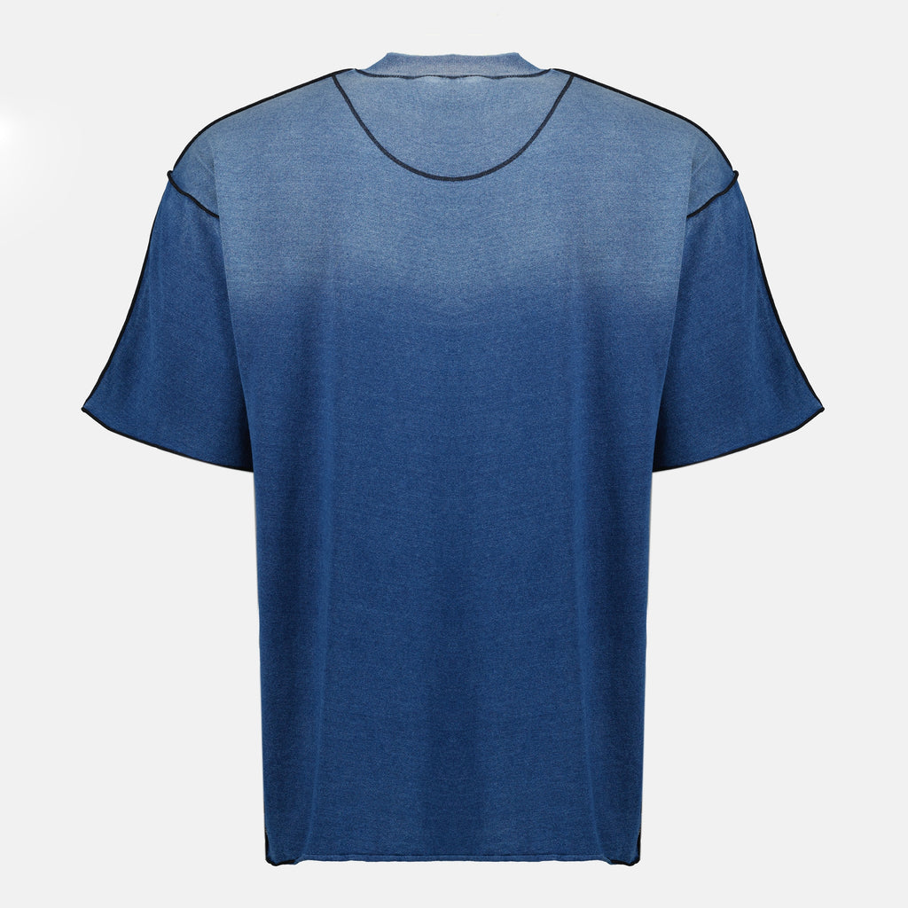 Image de l'article T-shirt T-Craoxt bleu de la marque Diesel pour Homme - Saison Printemps-Été 2026 - Vue de Dos
