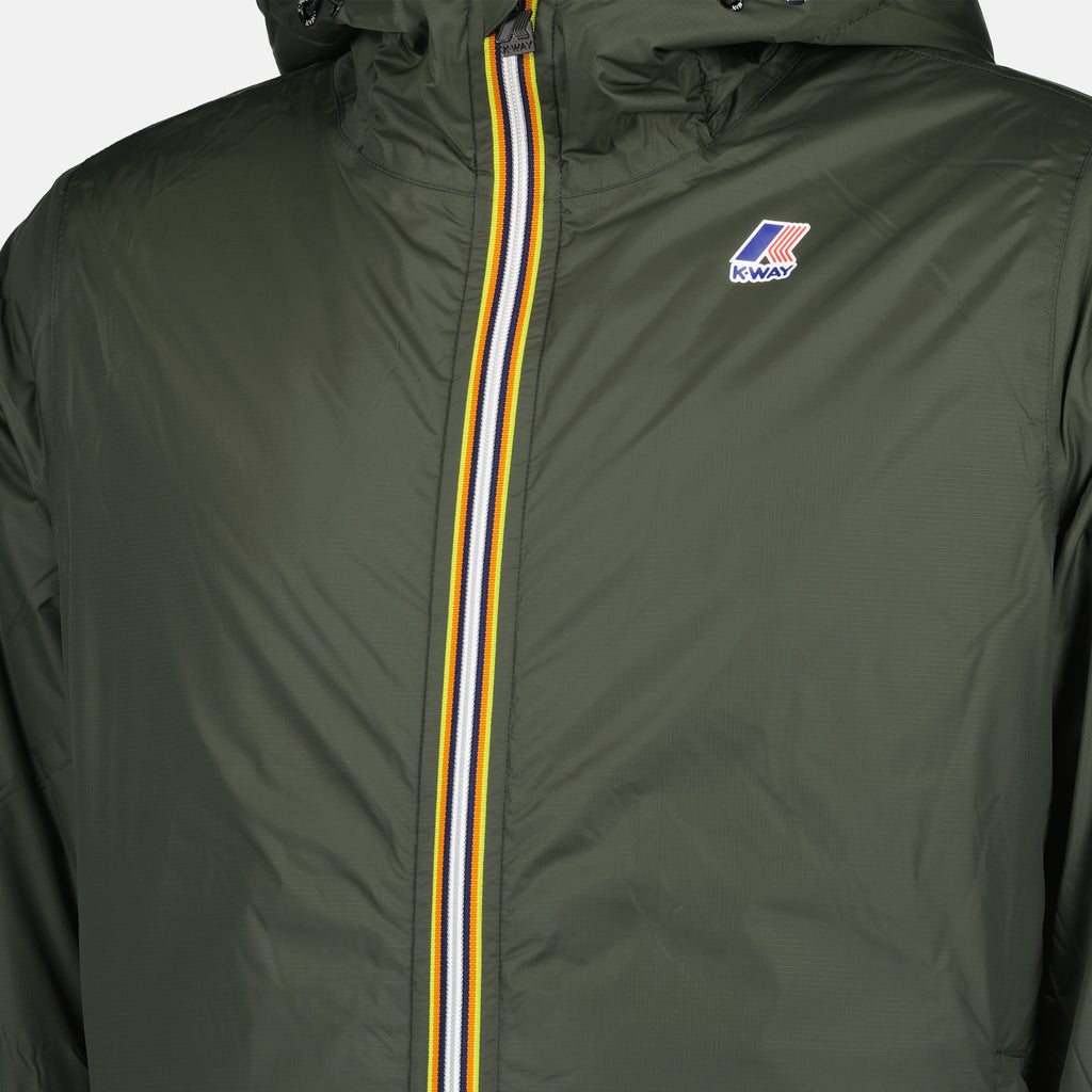 Jacken Le vrai 3.0 Eiffel Orsetto Jacke K-Way Khaki Unisex