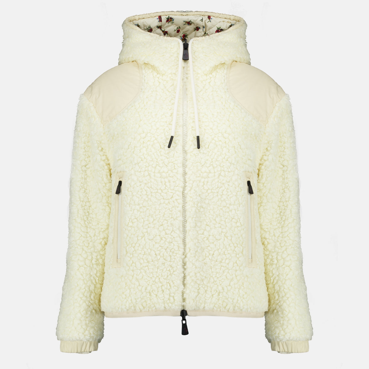 Vestes Veste zippée réversible en teddy Moncler Grenoble Beige Femme