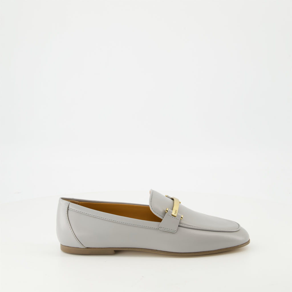 Mocassins Mocassins en cuir lisse Tod's Gris Femme