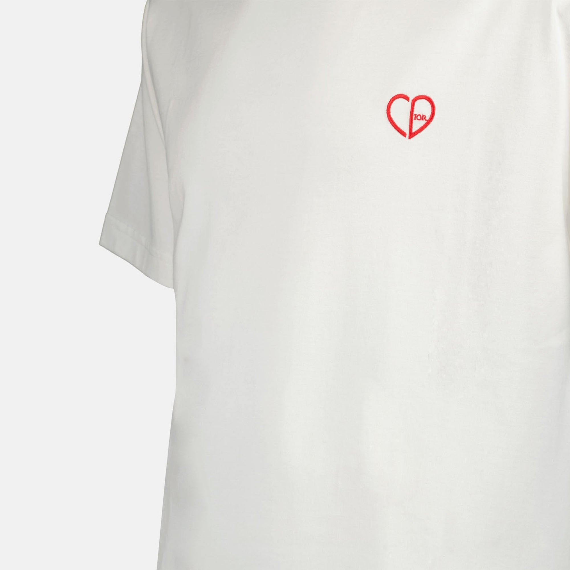 Tシャツ CD ハート Tシャツ Dior 白 Homme