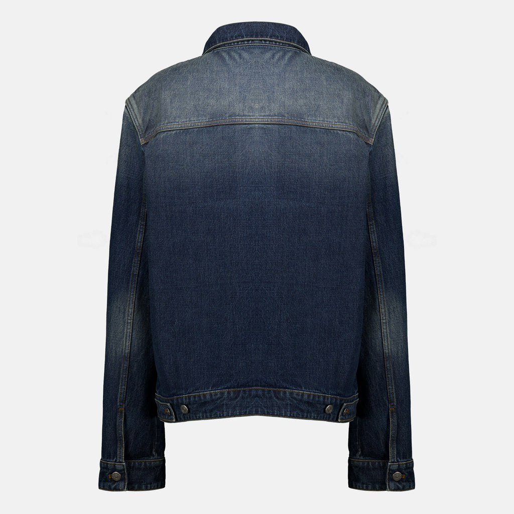 Vestes Chaqueta Trucker de Denim Vintage Courrèges Bleu foncé Femme