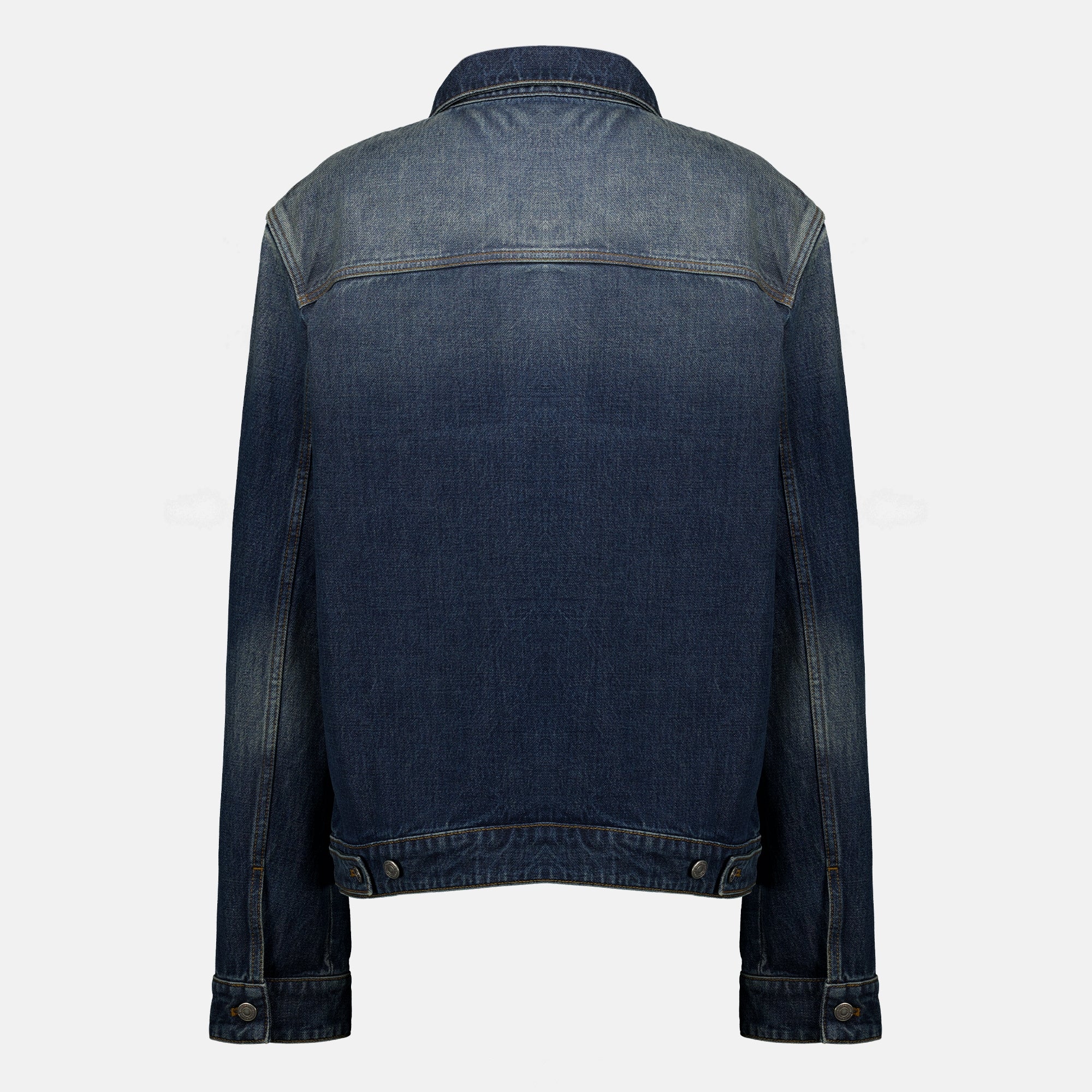 Vestes Vintage Denim Trucker Jacket Courrèges Bleu foncé Femme