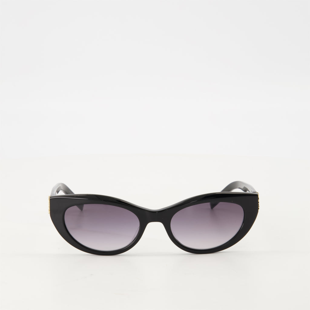 Brillen SL M115 Sonnenbrille Saint Laurent Schwarz Unisex