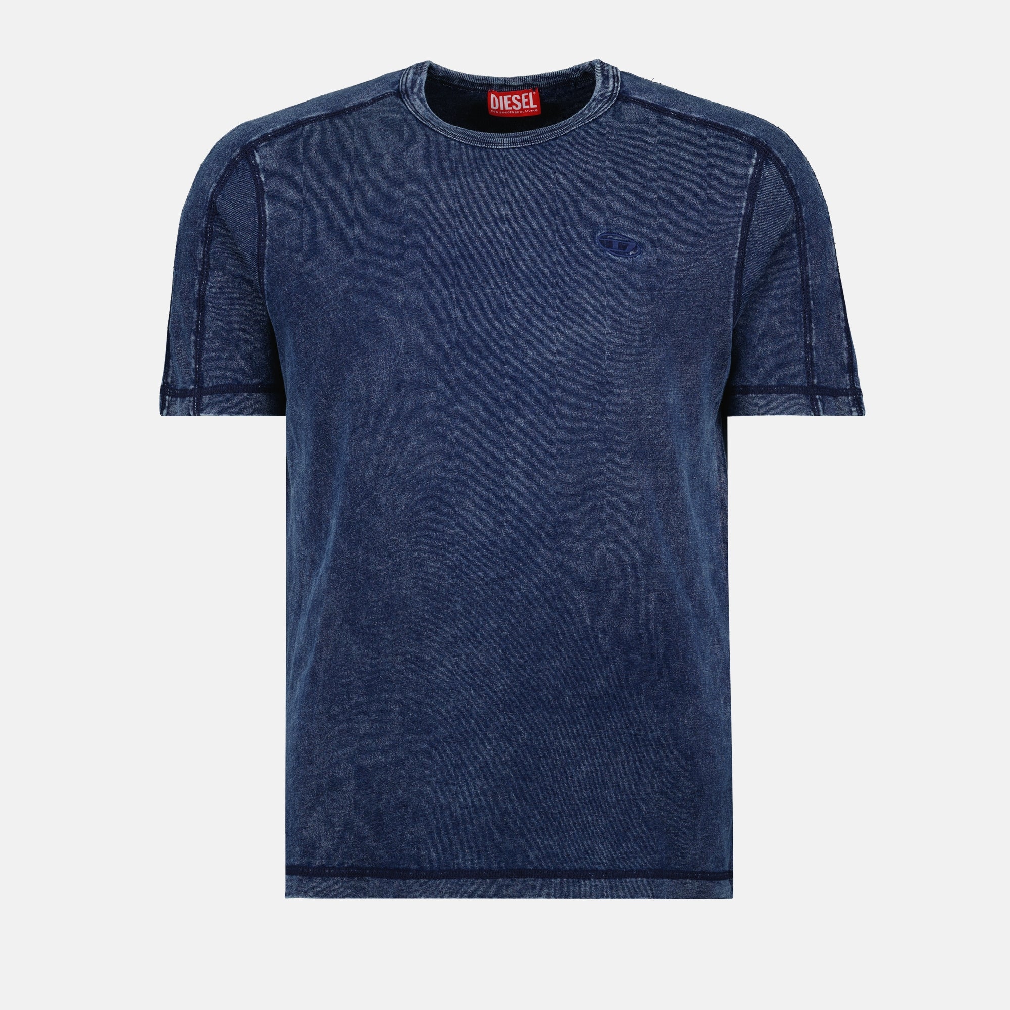 T-shirts T-shirt T-adjind Diesel Bleu Homme