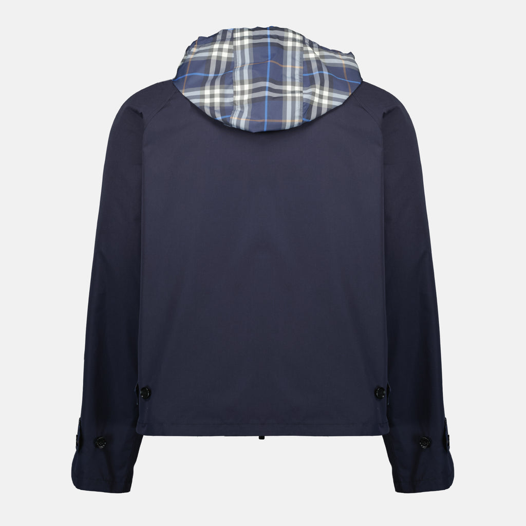 Image de l'article Veste réversible Check bleu marine de la marque Burberry pour Homme - Saison Printemps-Été 2026 - Vue détaillée_1