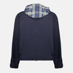 Image de l'article Veste réversible Check bleu marine de la marque Burberry pour Homme - Saison Printemps-Été 2026 - Vue détaillée_1