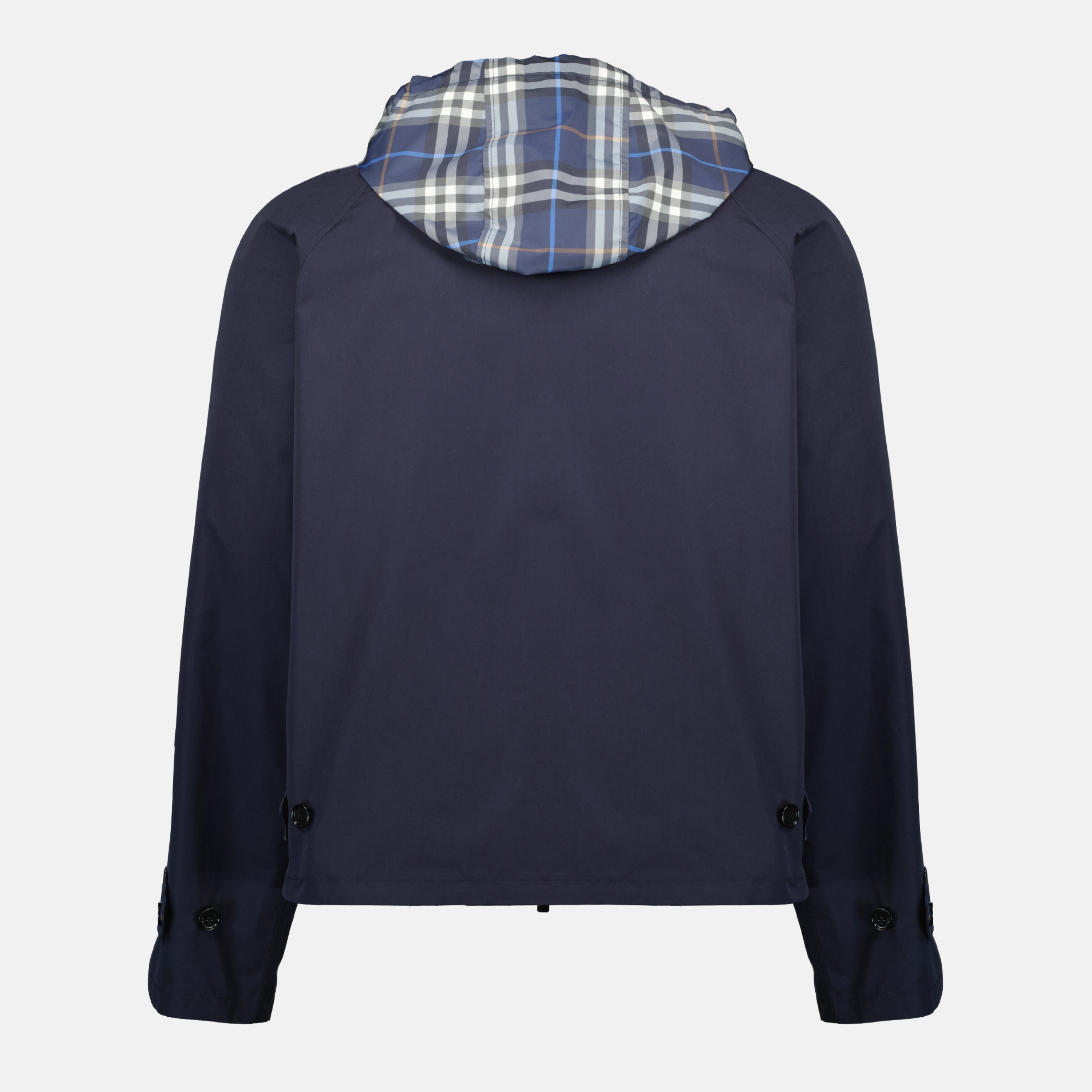 Image de l'article Veste réversible Check bleu marine de la marque Burberry pour Homme - Saison Printemps-Été 2026 - Vue détaillée_1