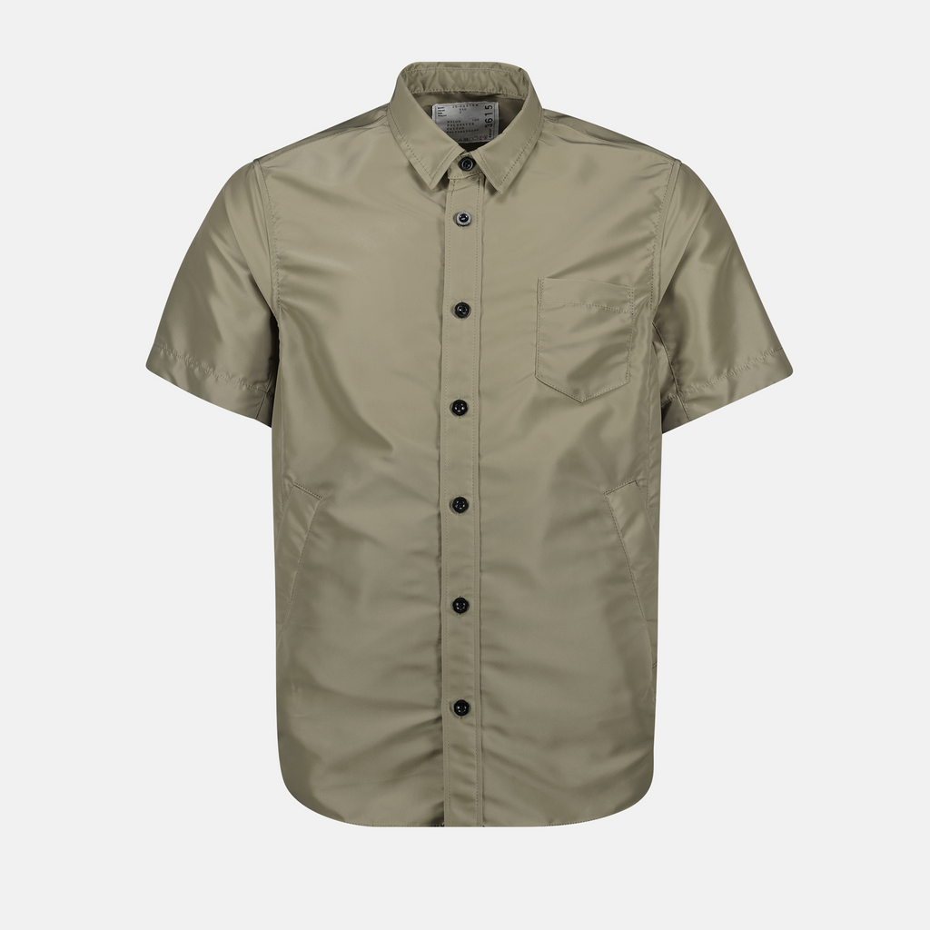 Camisas Camisa de Nylon Sacai Cáqui Homme