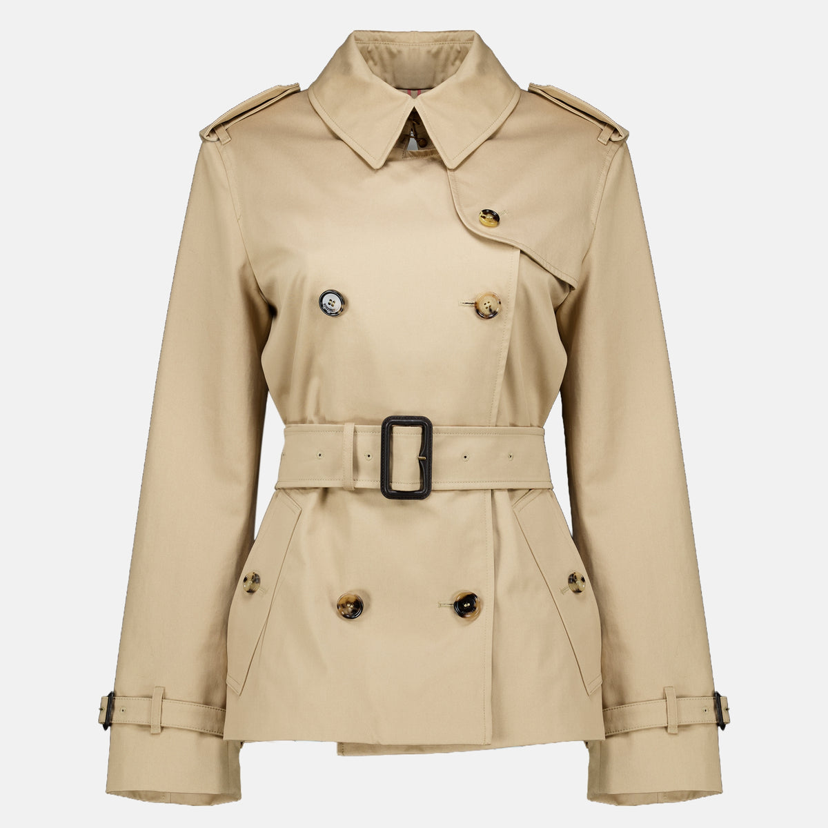 Manteaux Cappotto Trench Corto Lakefield Beige Burberry Beige Femme