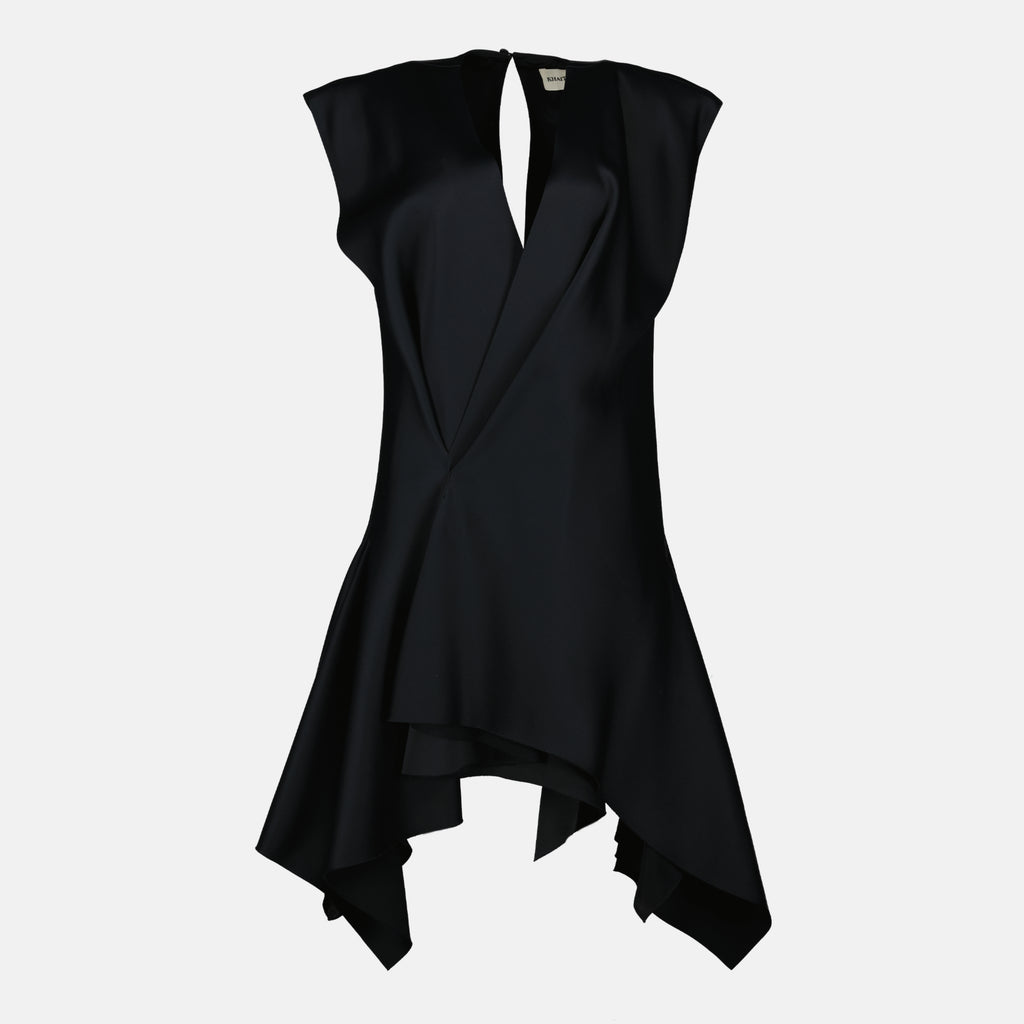 Image de l'article Robe courte Merith de la marque Khaite pour Femme - Saison Printemps-Été 2026 - Vue de Face