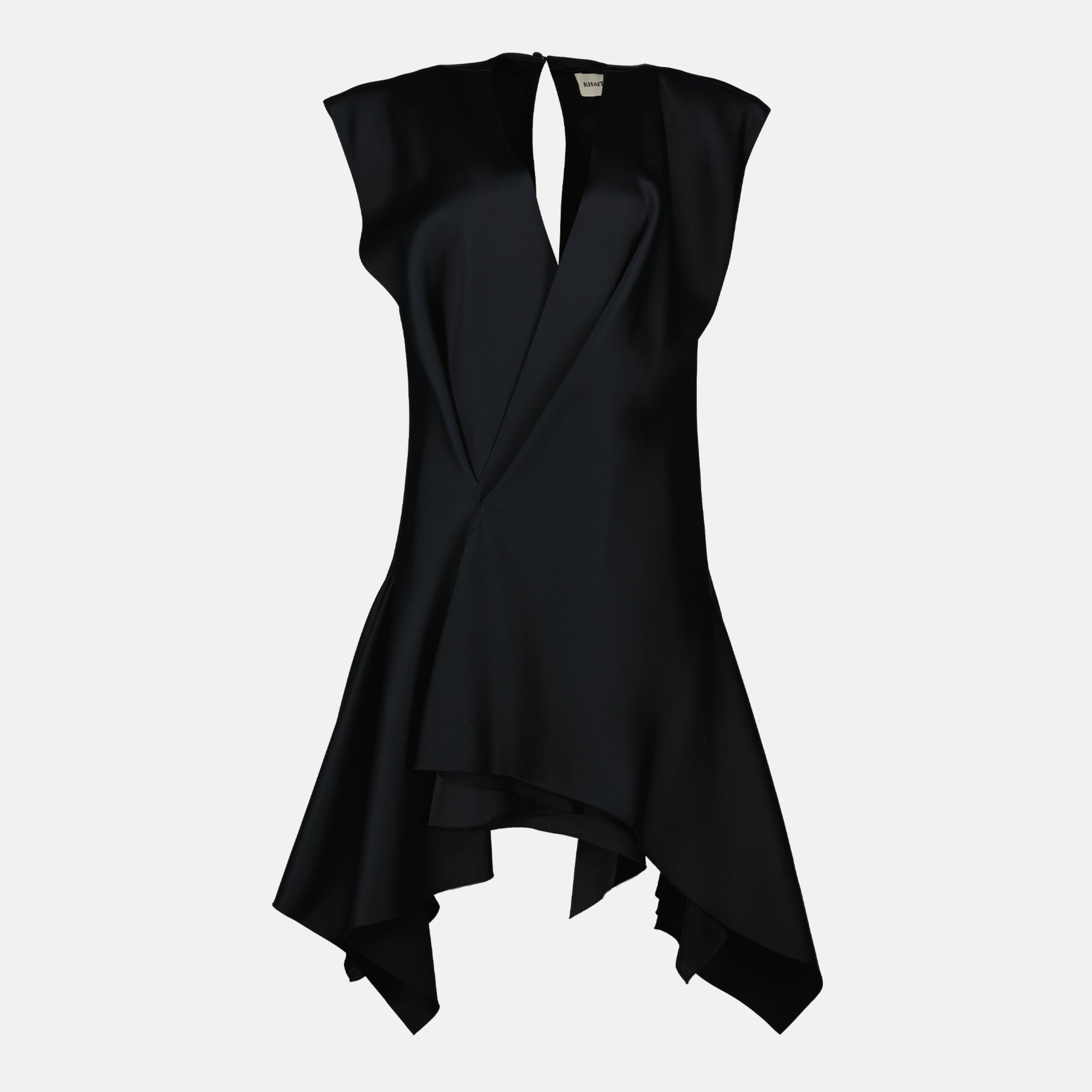 Image de l'article Robe courte Merith de la marque Khaite pour Femme - Saison Printemps-Été 2026 - Vue de Face