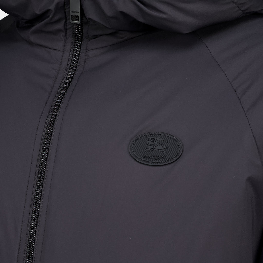 Manteaux Giacca Dunwich Nera in Nylon Burberry Noir Homme