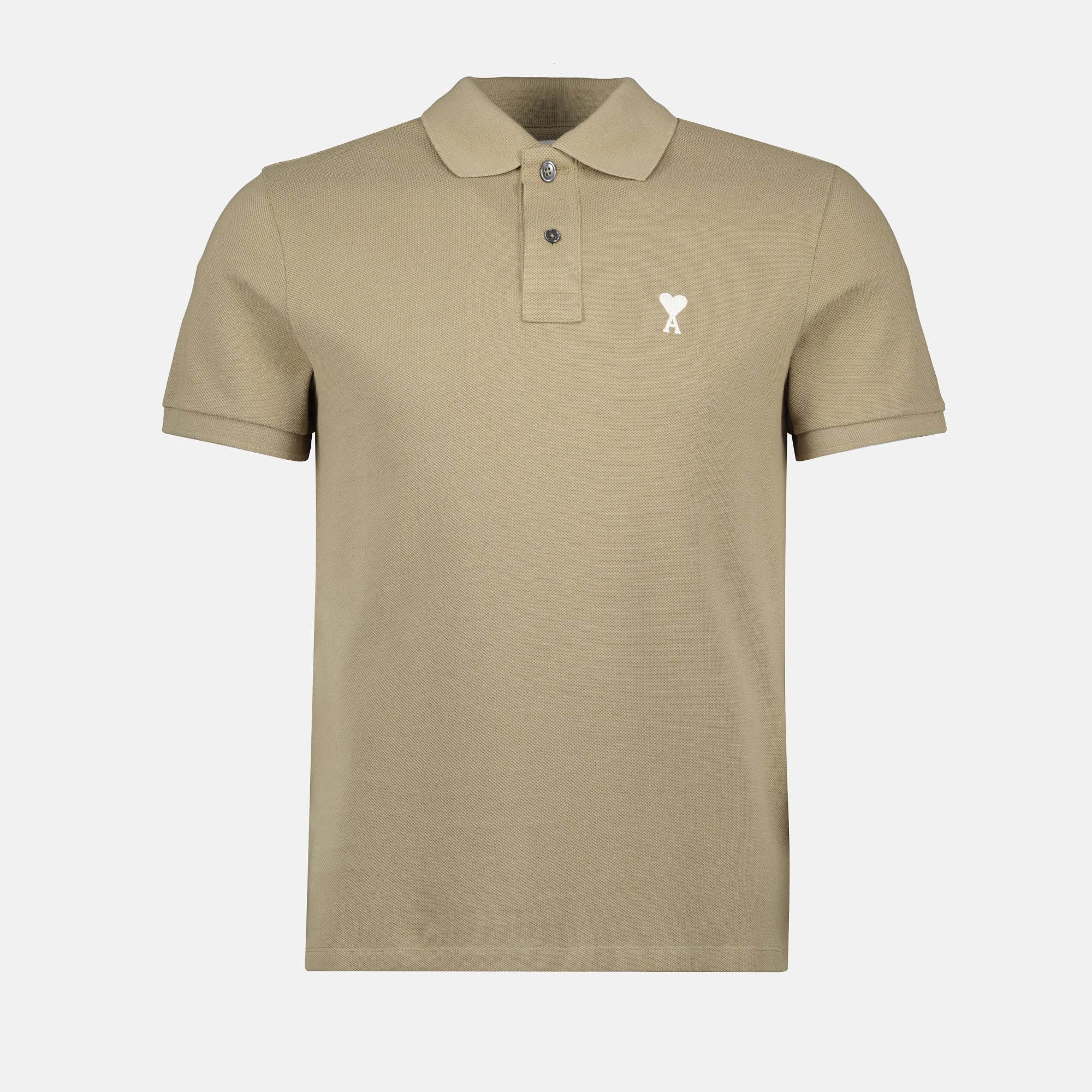 Polos Polo Ami de coeur Ami PARIS Beige Homme