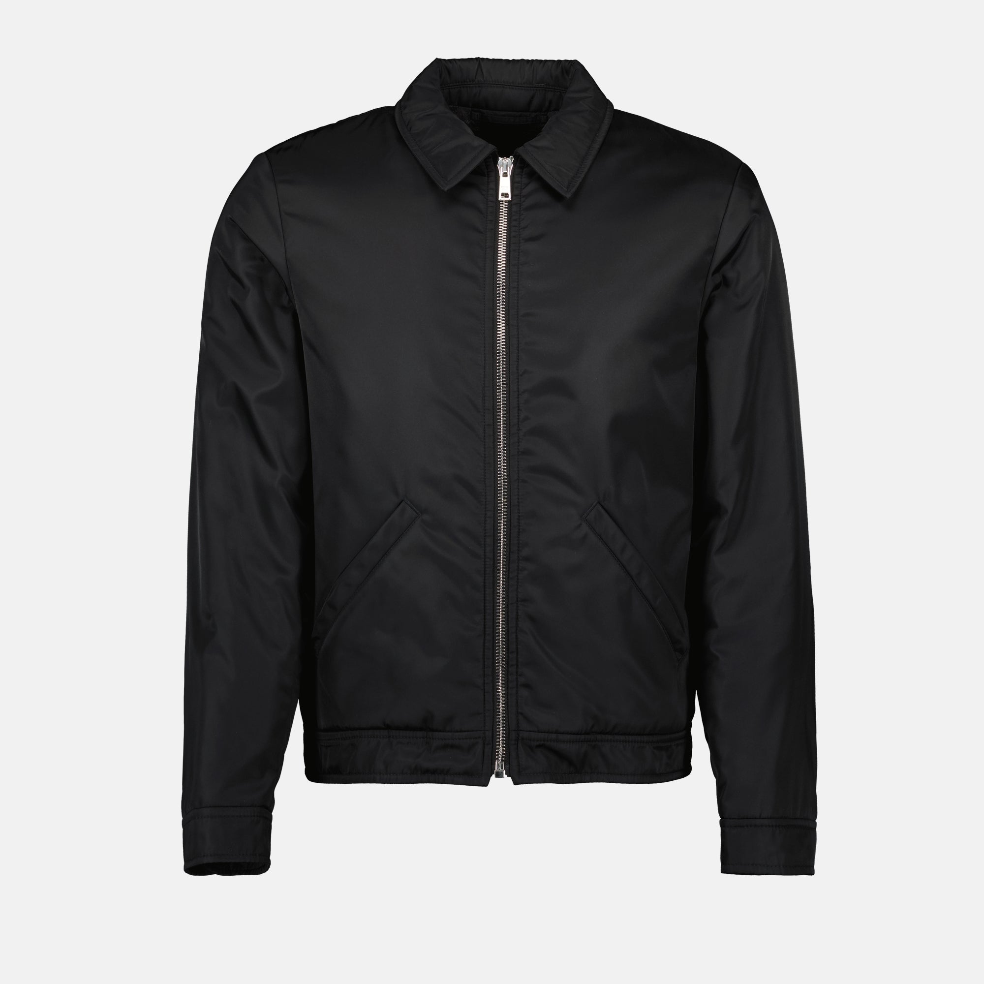 Jackets Nylon Bomber Prada Black Homme