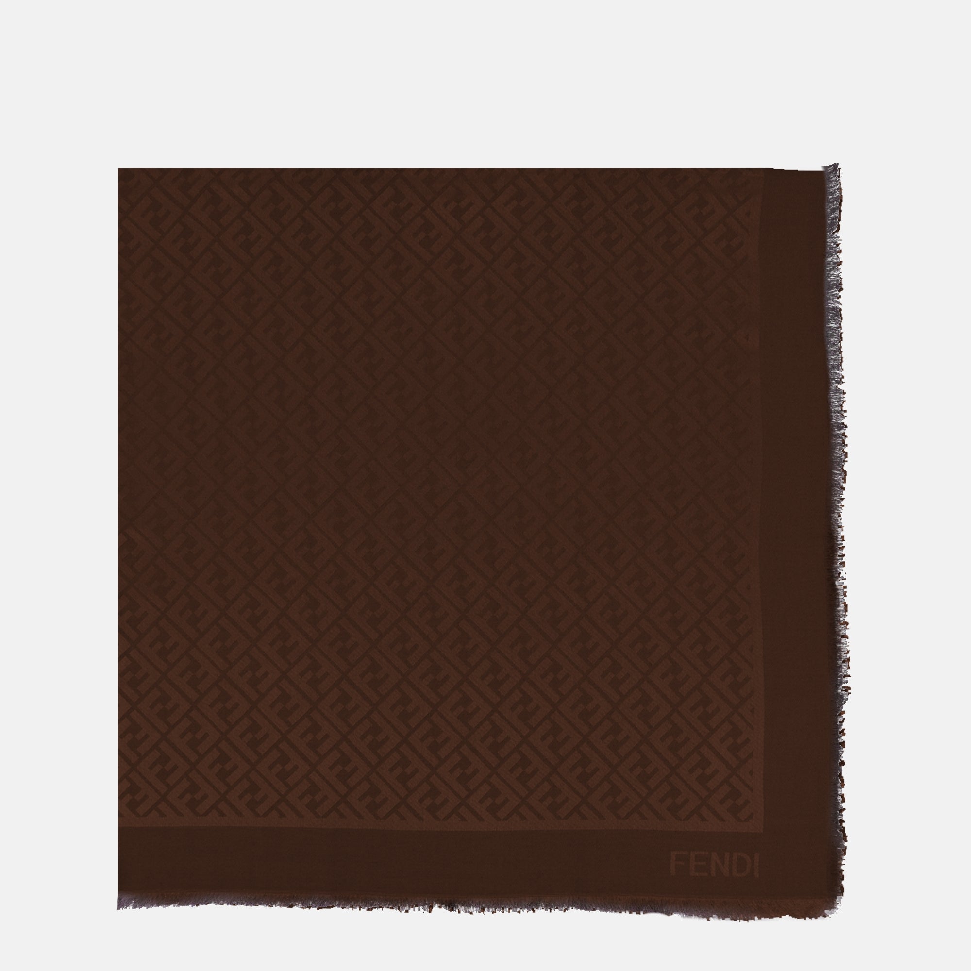 Imagem do Chal FF castanho da marca Fendi para Senhora - Outono-Inverno 2025 - Vista Frontal