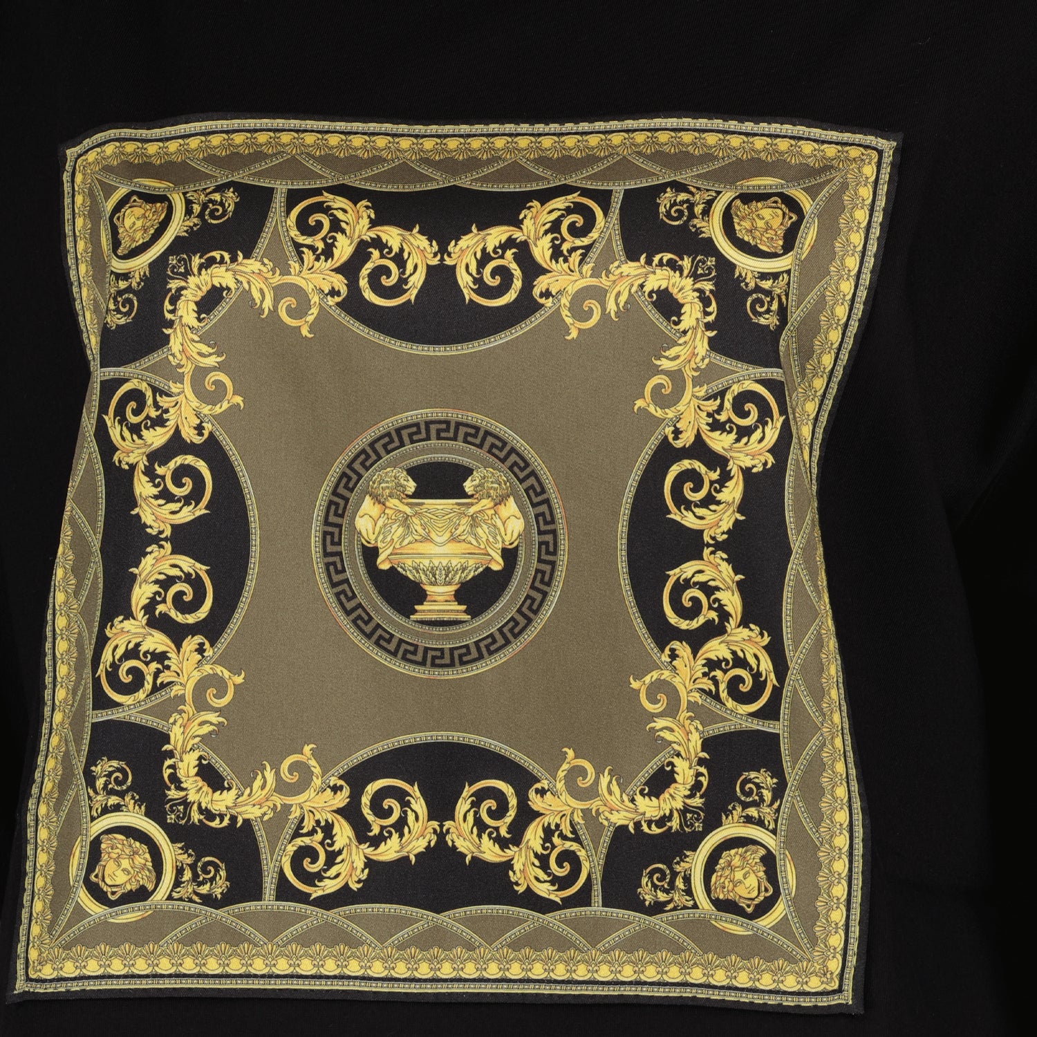 Camisetas T-shirt The Gods' Cut Versace Negro Mujeres