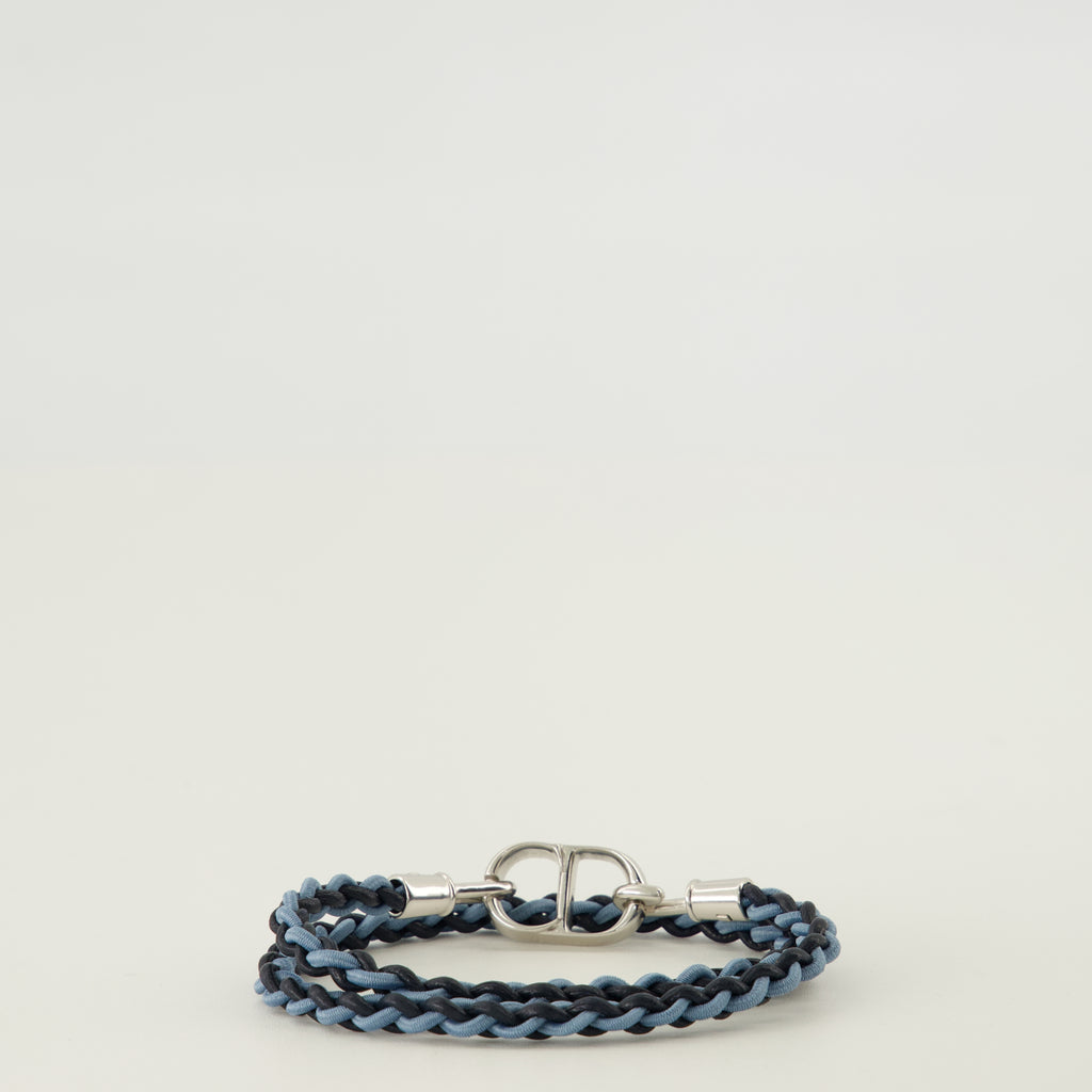 Bijoux Pulsera Double Tour CD Icon Azul Dior Bleu Homme