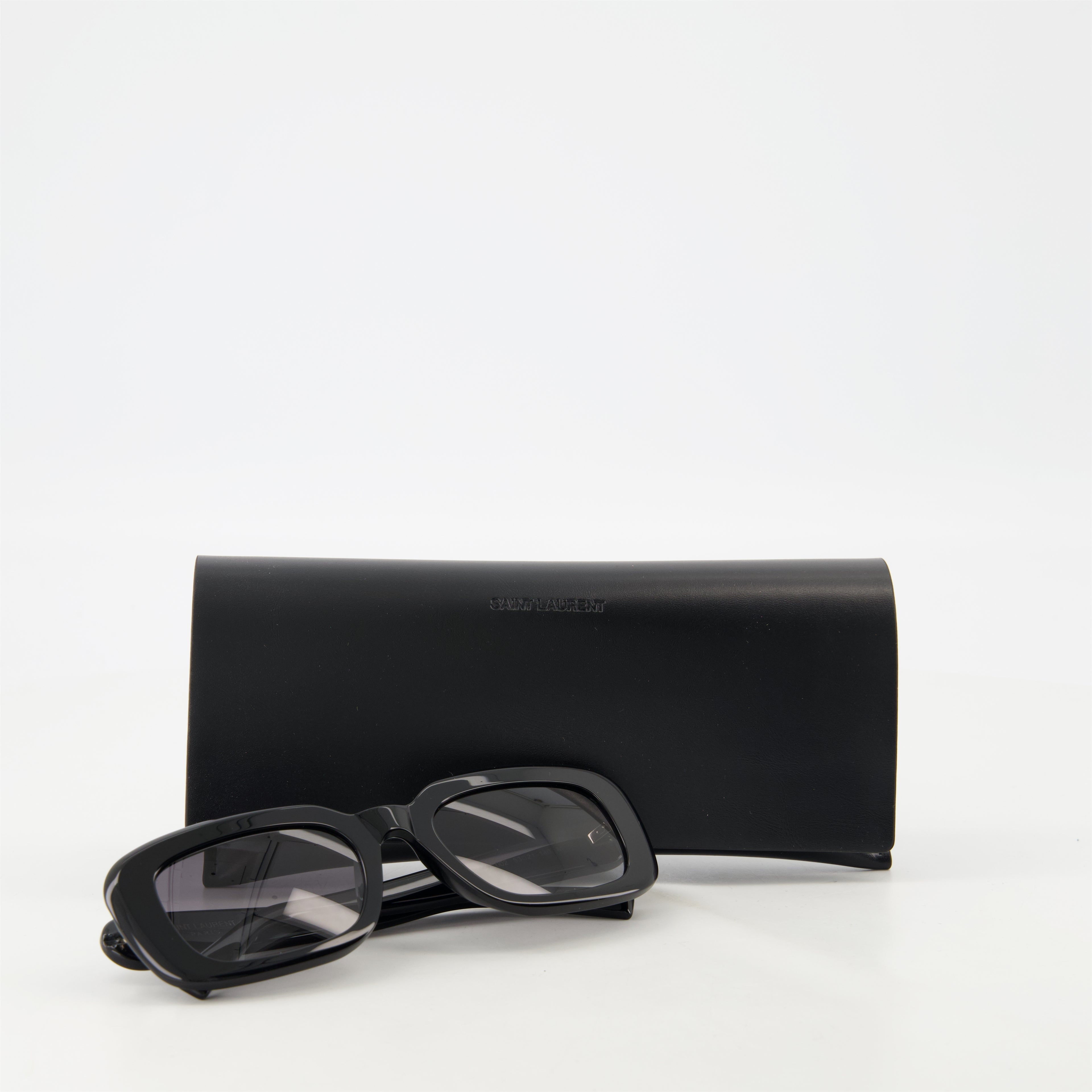 Lunettes Lunettes de soleil SL M130 Saint Laurent Noir Unisexe