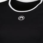 T-shirts 문 블랙 티셔츠 Marine Serre Noir Femme