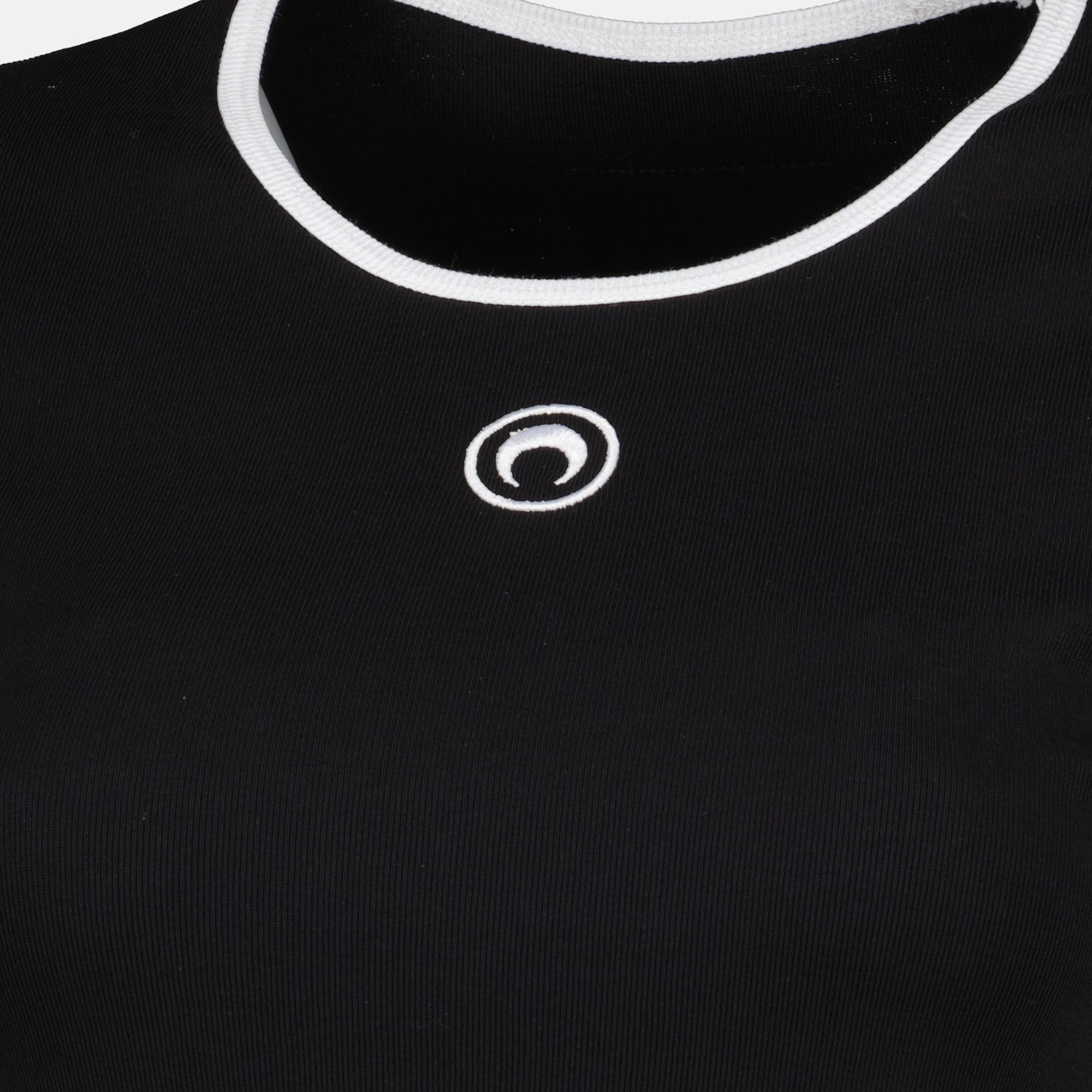 T-shirts T-Shirt Nera Moon Marine Serre Noir Femme