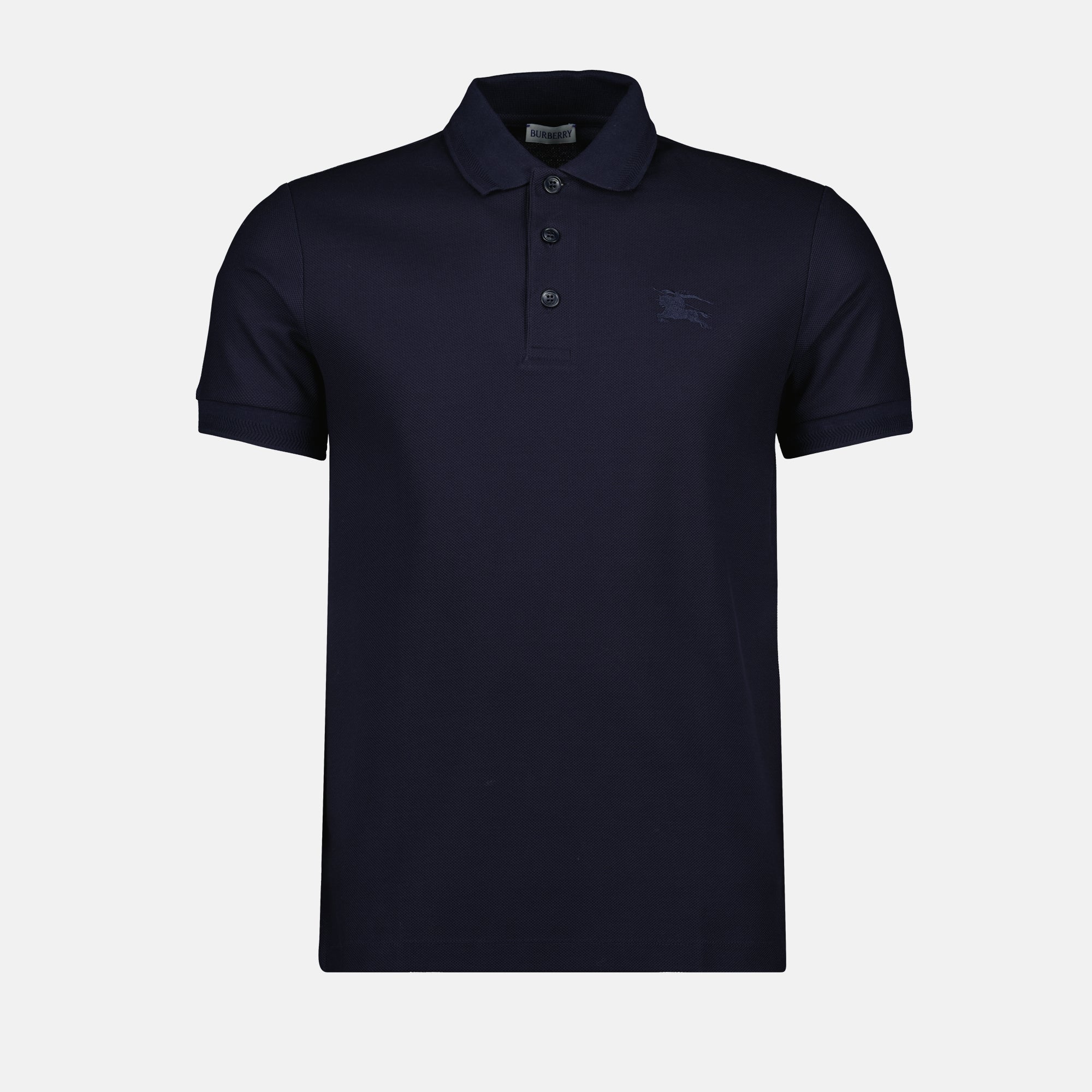 Polos Polo de algodón Burberry azul oscuro Homme