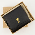 Kleine lederwaren Portefeuilles Paris Paris Ami PARIS Schwarz Unisex