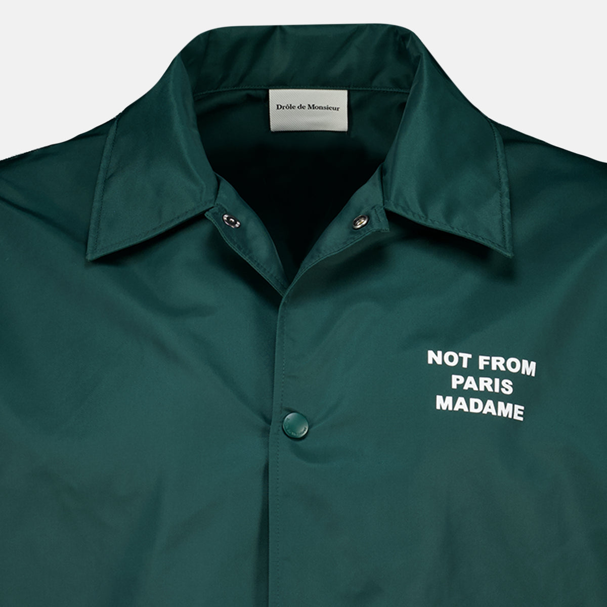 Vestes Veste Slogan verte Drole De Monsieur Vert Homme
