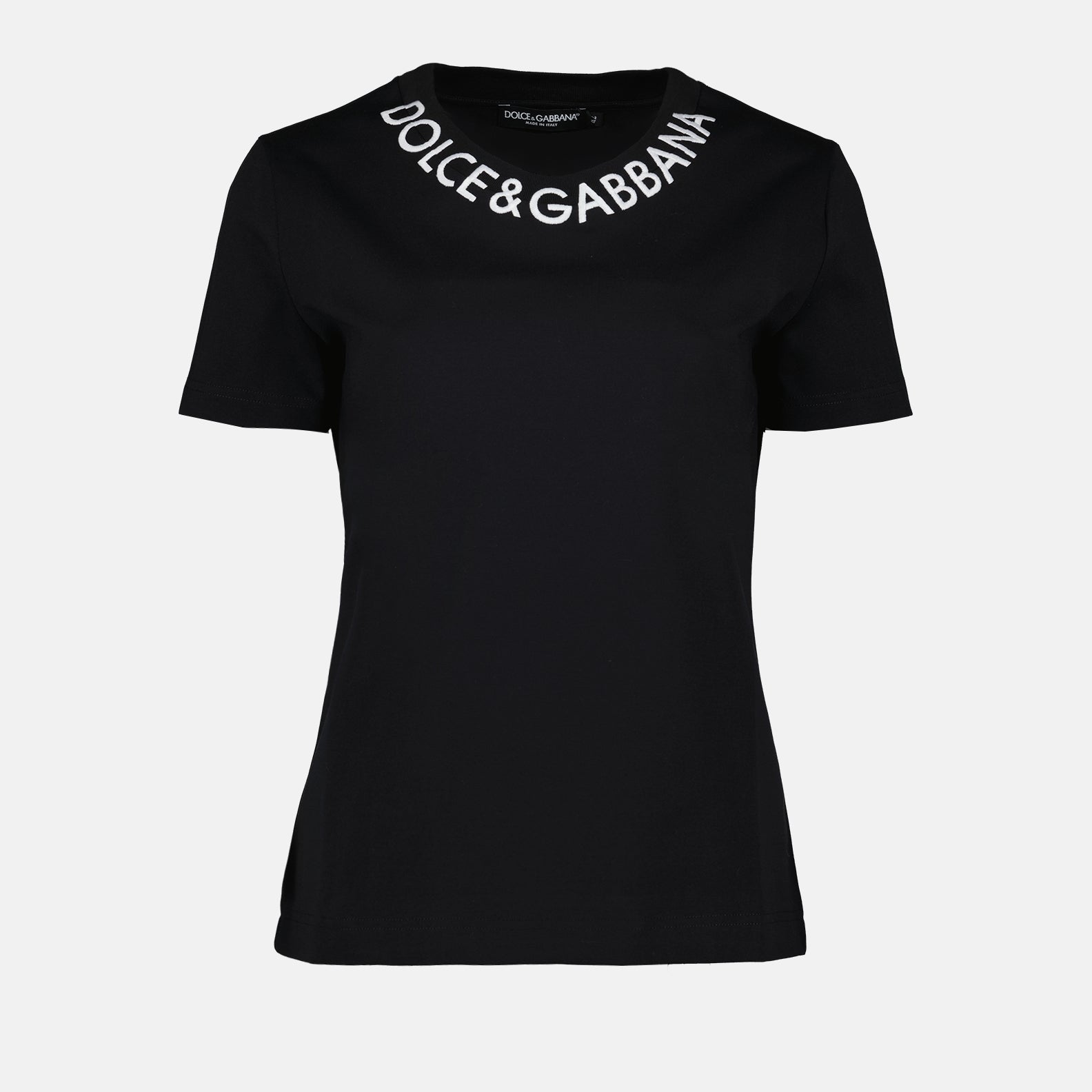 T-shirts F8T00Z FUGK4 n0000 black Dolce & Gabbana Noir Femme