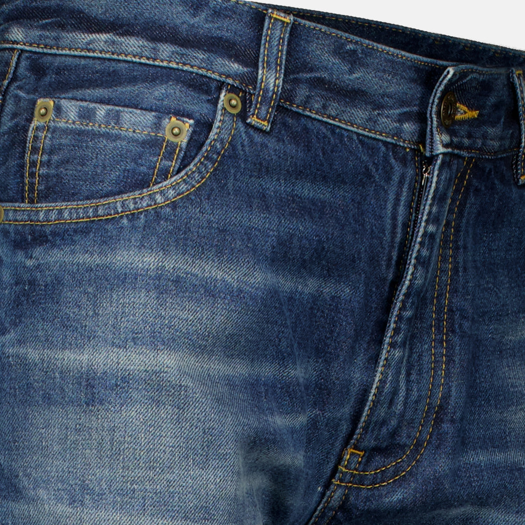Pantalons Jean en denim bleu Miu Miu Bleu foncé Femme