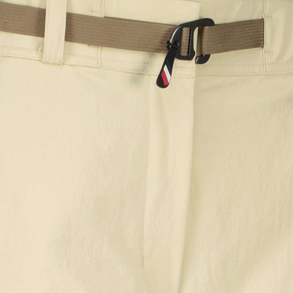 Pantalons Beige Nylon Hosen Moncler Grenoble Beige Femme