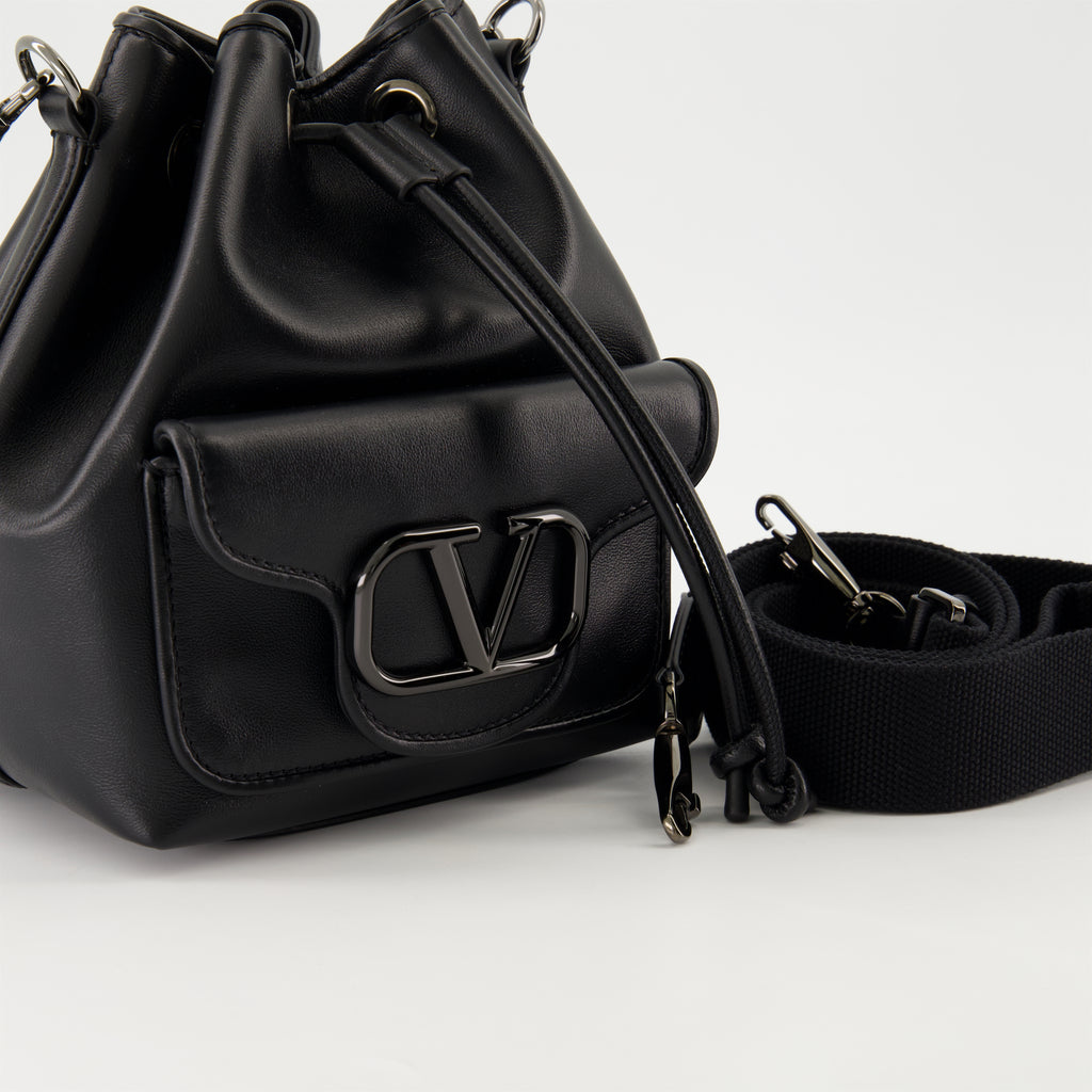 Borse secchiello Sac seau VLogo Valentino Garavani Nero Femme