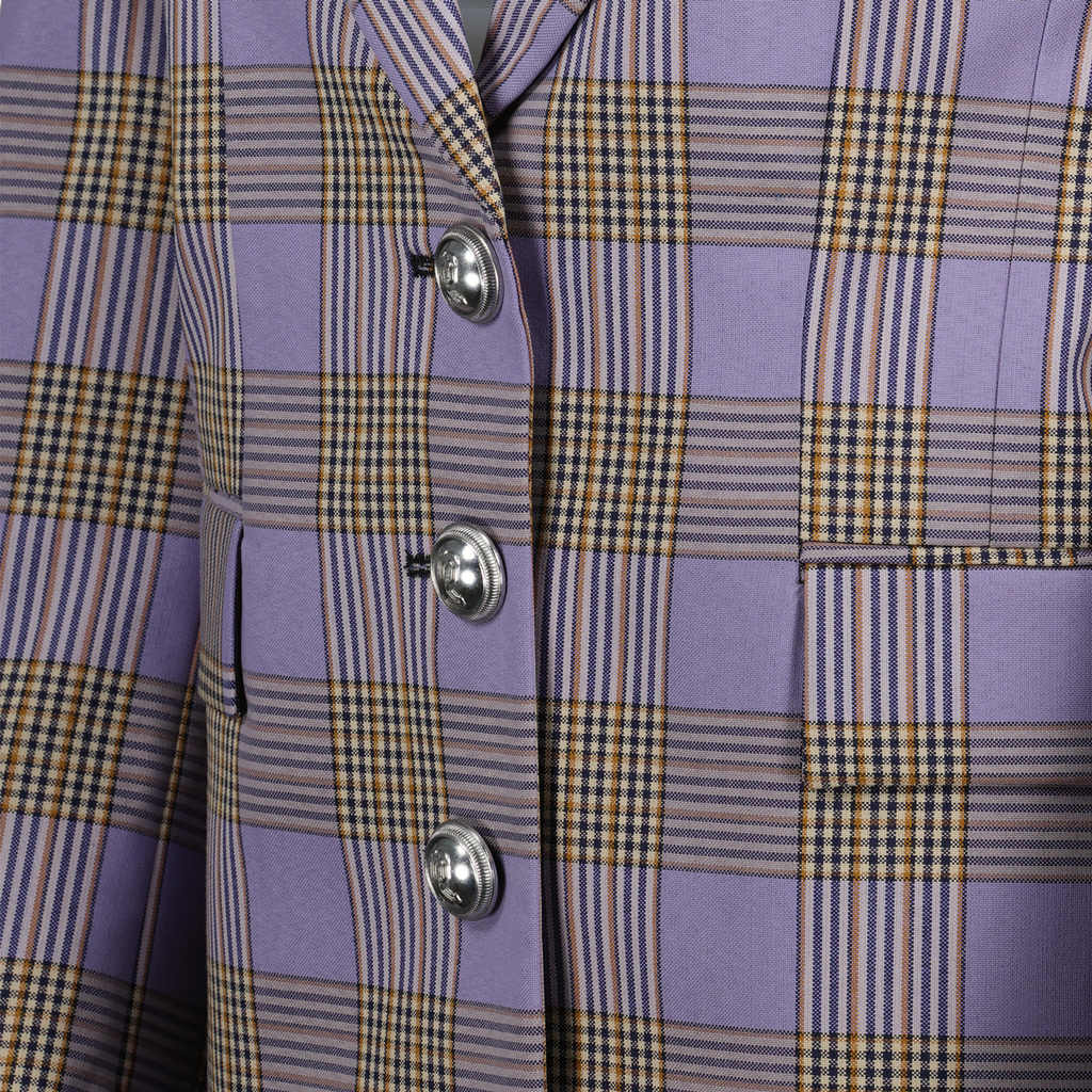Giacche Blazer a Quadri Rabanne Viola Donne