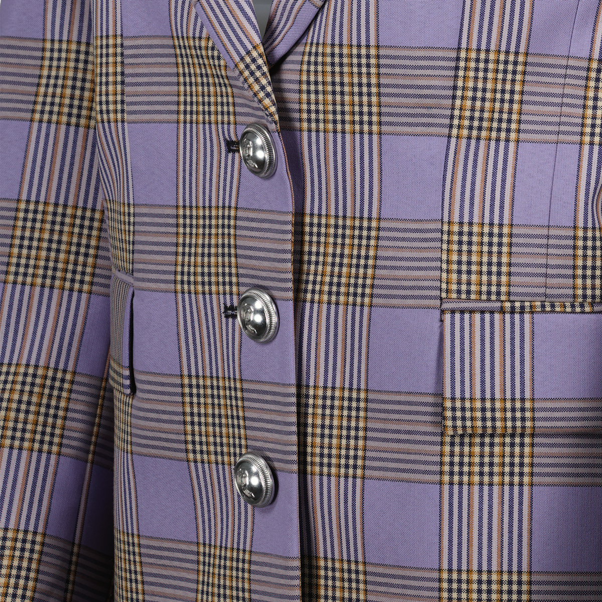 Vestes Blazer à carreaux Rabanne Violet Femme