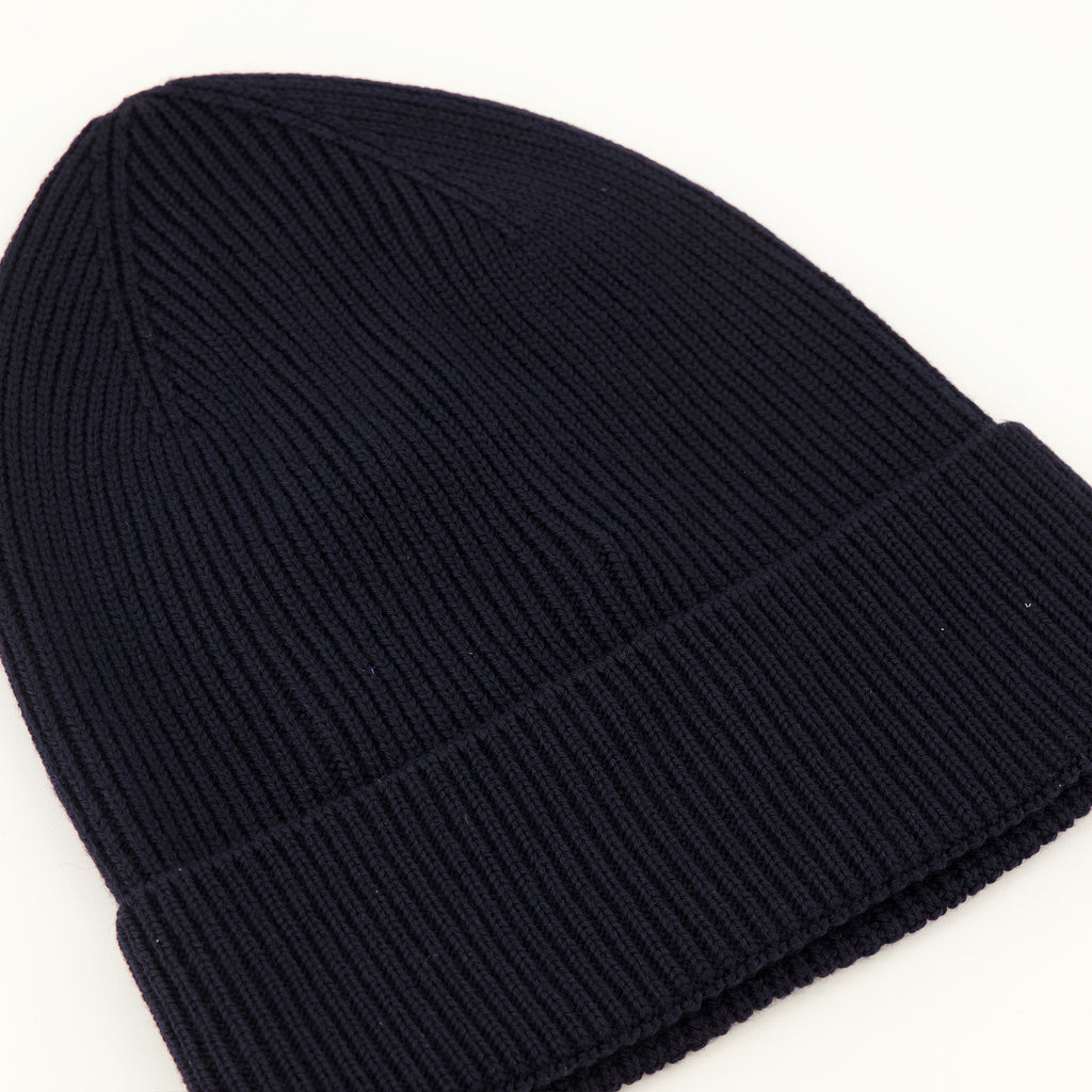 Chapeaux, casquettes et bonnets Gorro de lana azul marino Moncler Bleu foncé Homme
