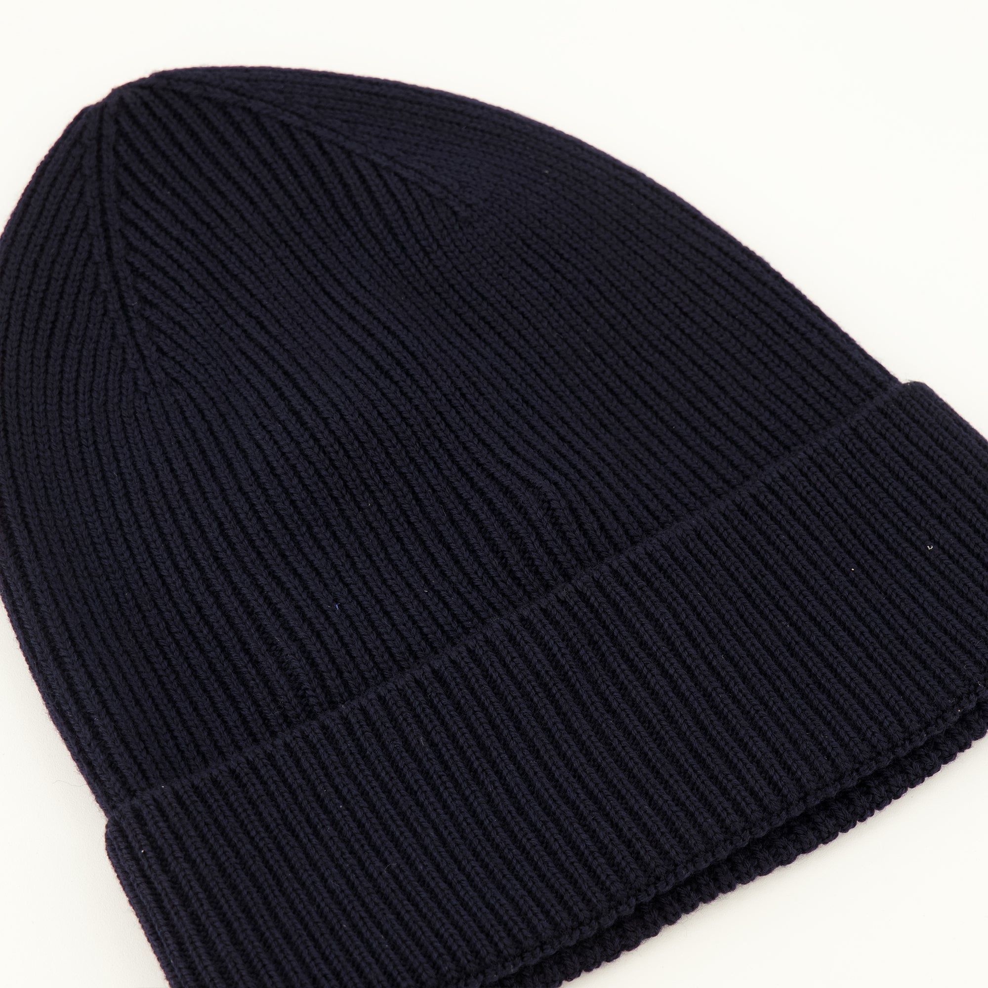 Chapeaux, casquettes et bonnets Bonnet en laine bleu marine Moncler Bleu foncé Homme