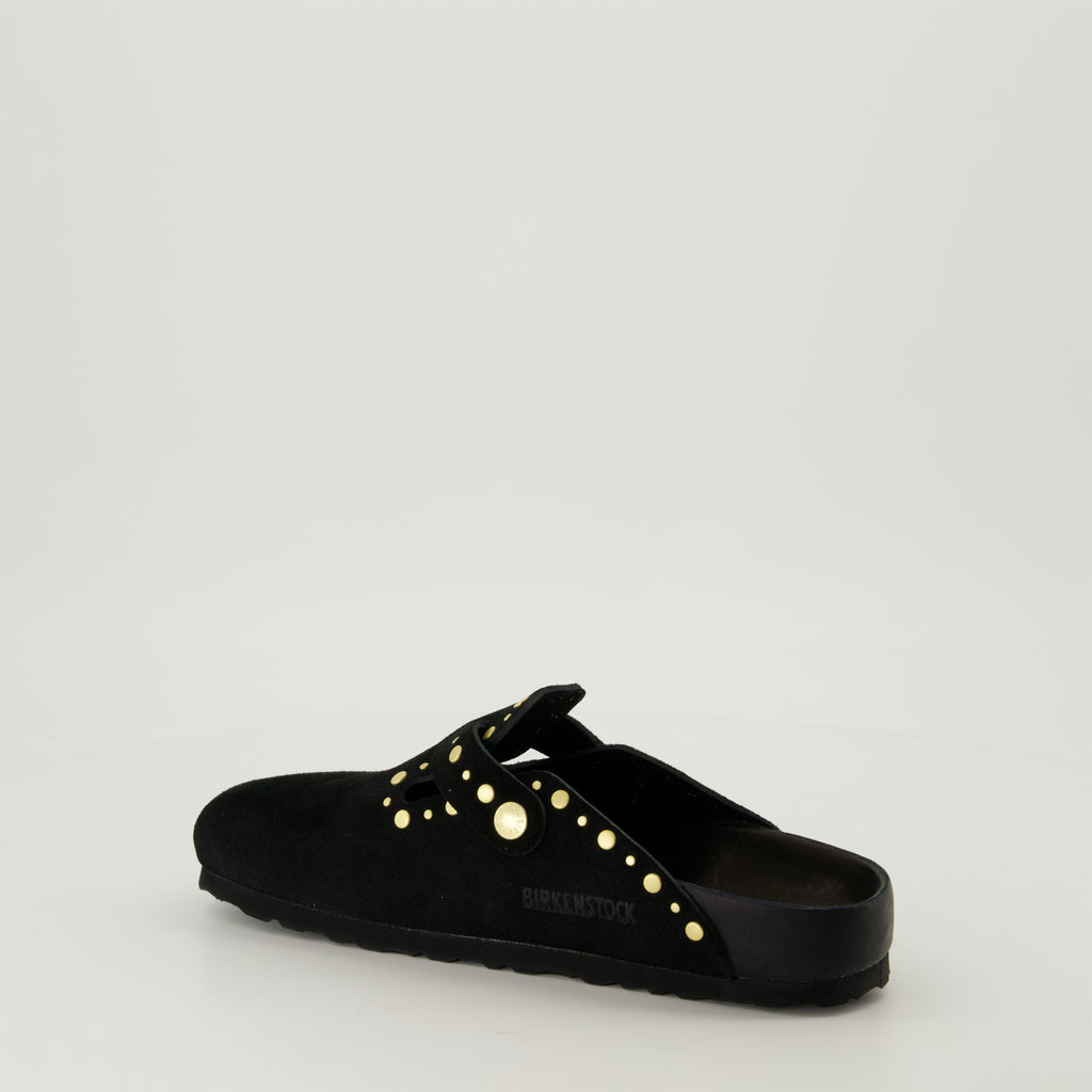 Chaussures ouvertes Mules Boston Birkenstock Noir Femme