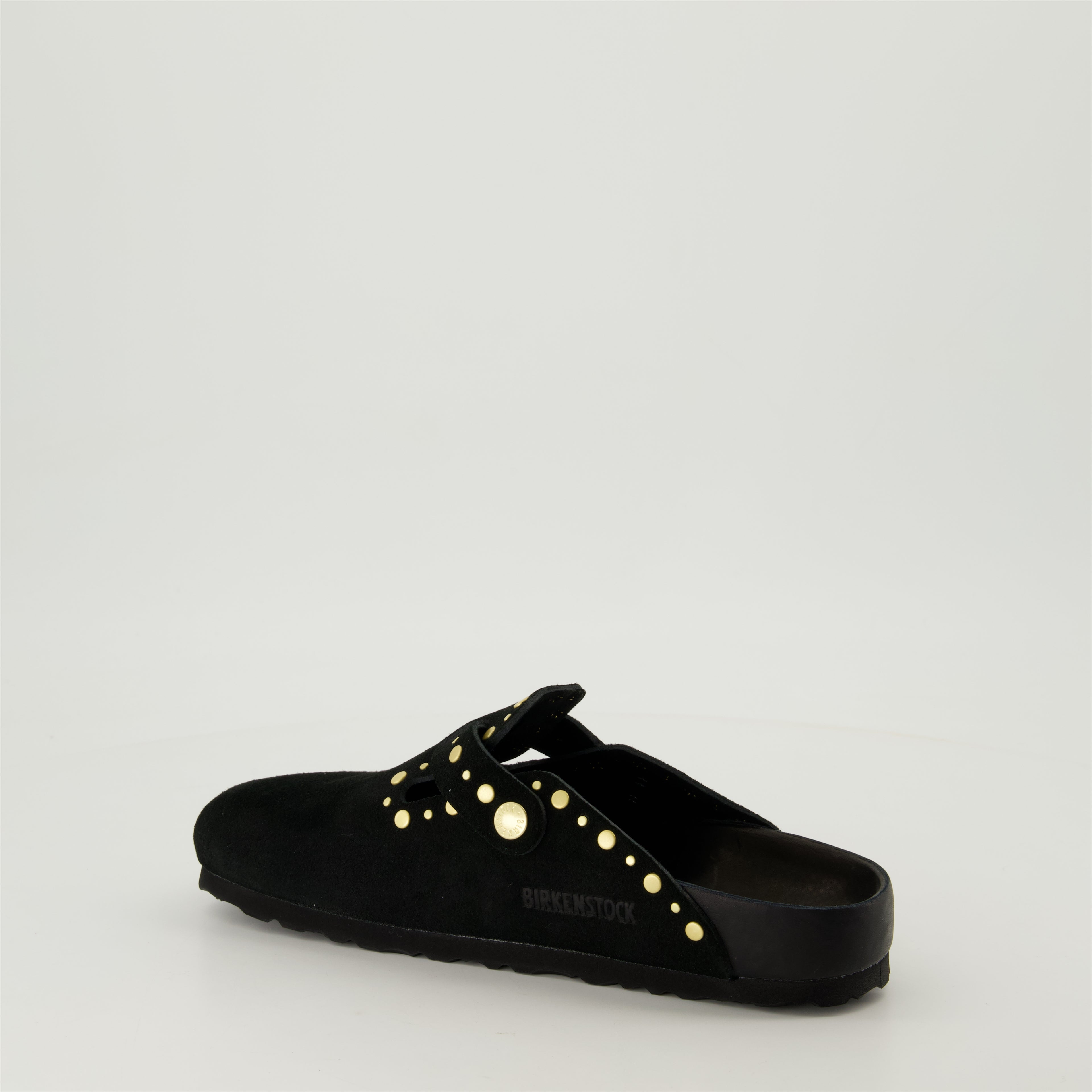 Chaussures ouvertes Mules Boston Birkenstock Noir Femme