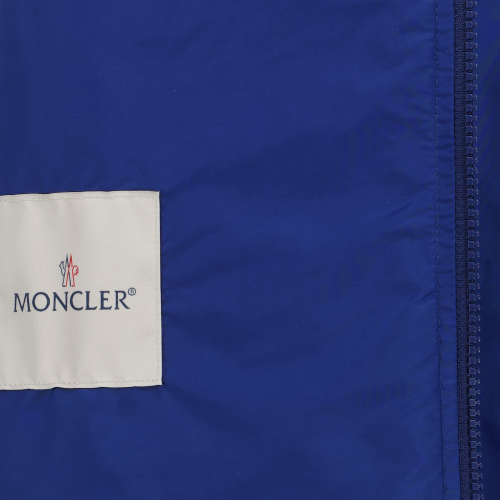 Vestes Coupe-vent Etiache à capuche Moncler Bleu foncé Homme