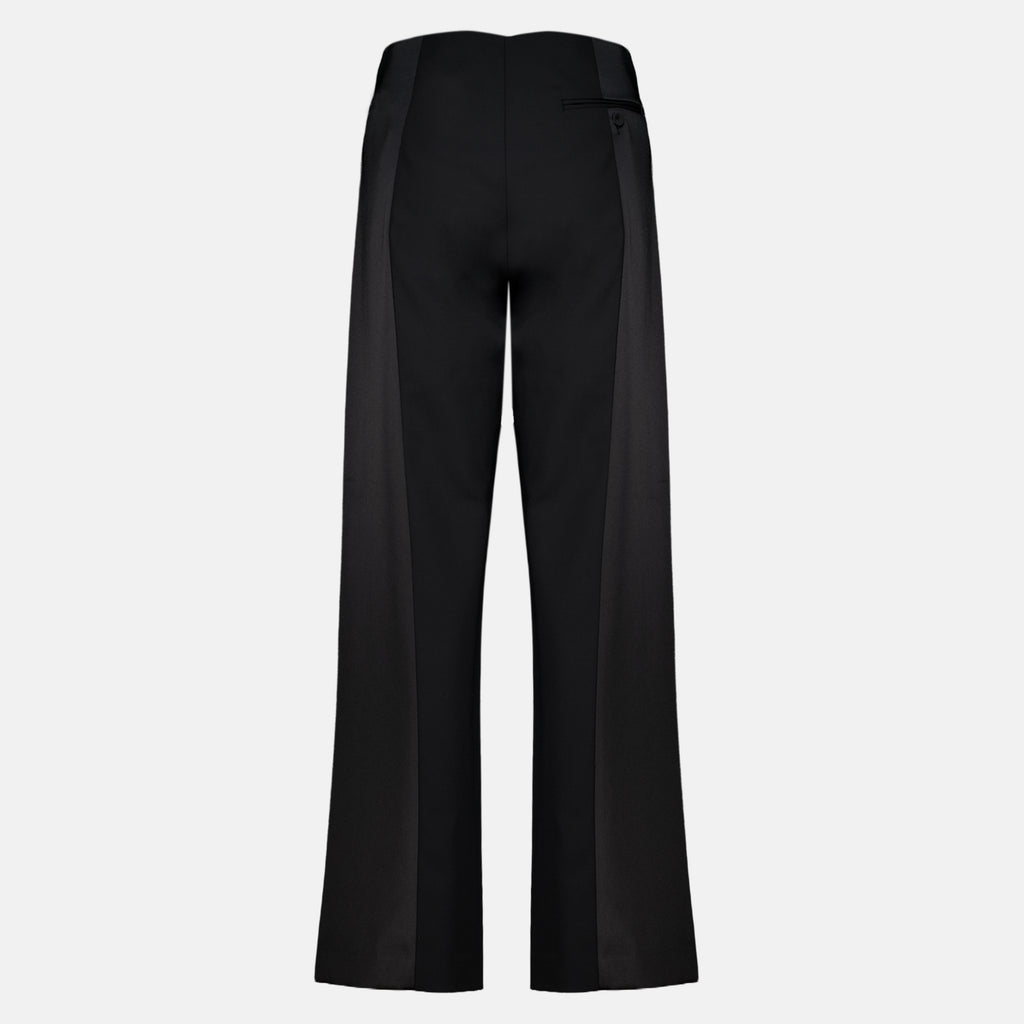Pantalons Pantalon noir en laine Christopher Esber Noir Femme