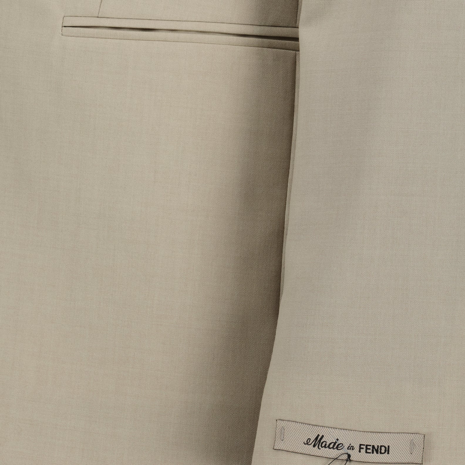 Jaquetas Blazer de Lã Fendi Bege Homme