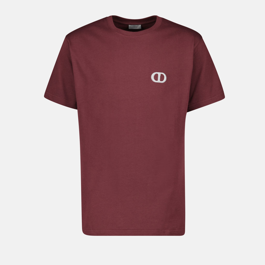 Tシャツ T-shirt CD Dior ボルドー Homme