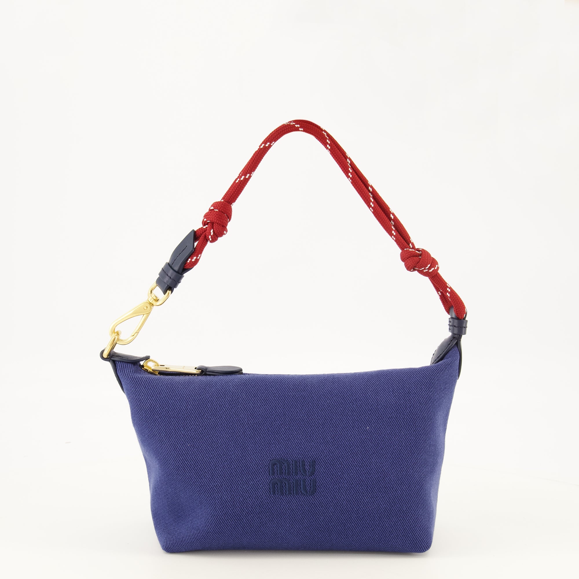 Sacs à main et épaule Bolsito de Gabardina Azul Marino Miu Miu Bleu foncé Femme